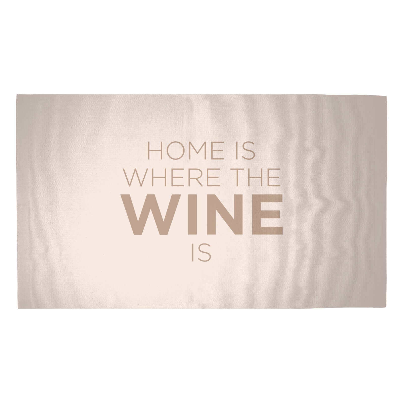 Home Is Where The Wine Is Woven Rug - Medium