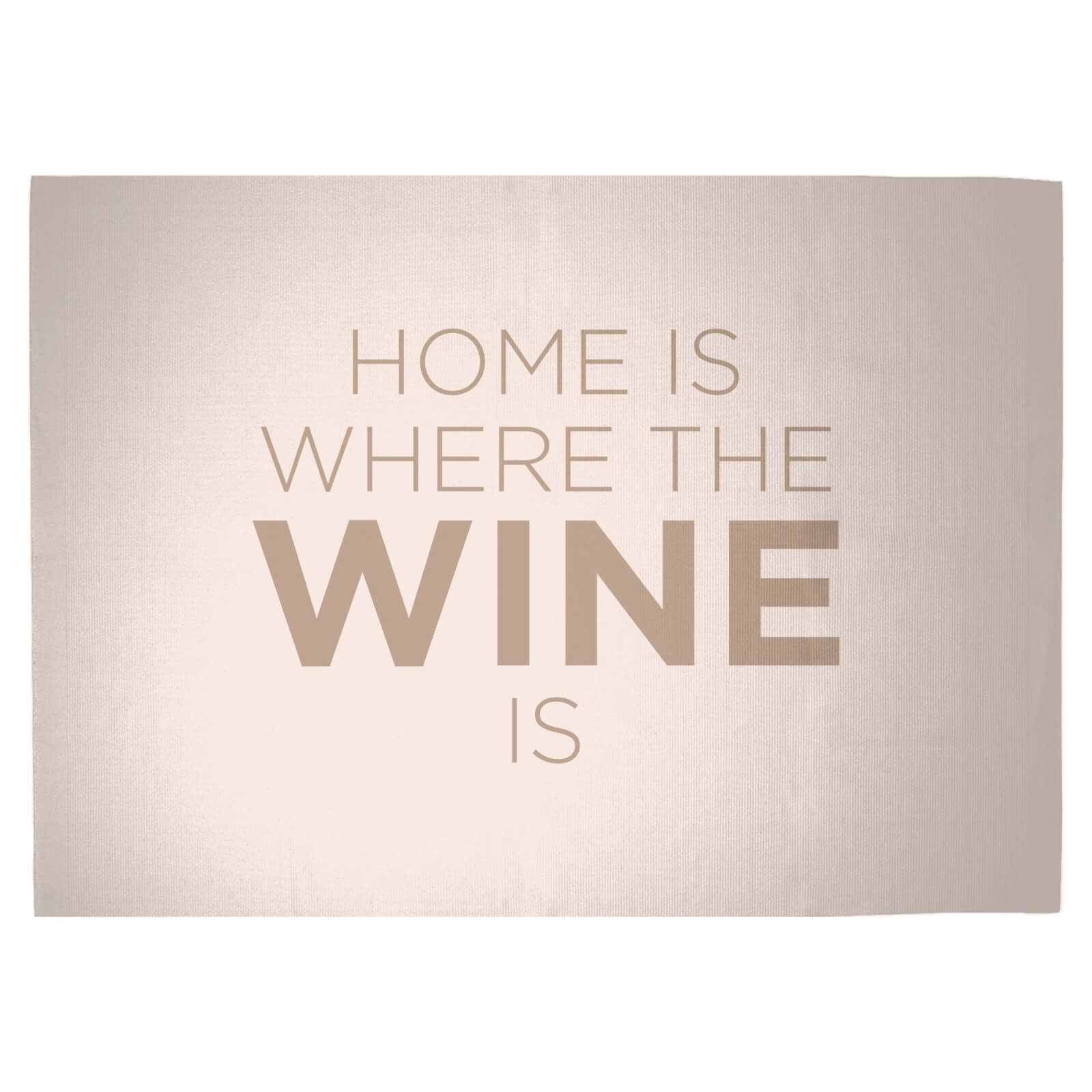 Home Is Where The Wine Is Woven Rug - Large