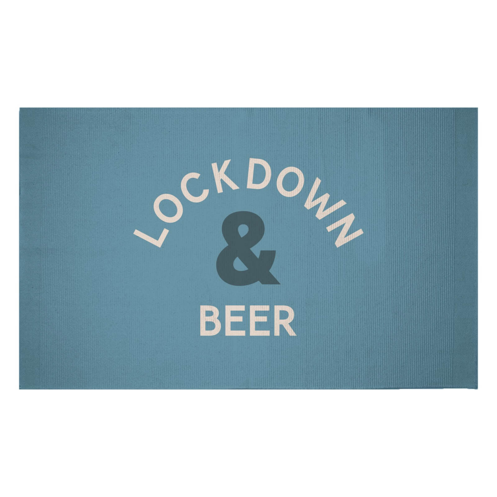Lockdown & Beer Woven Rug - Small