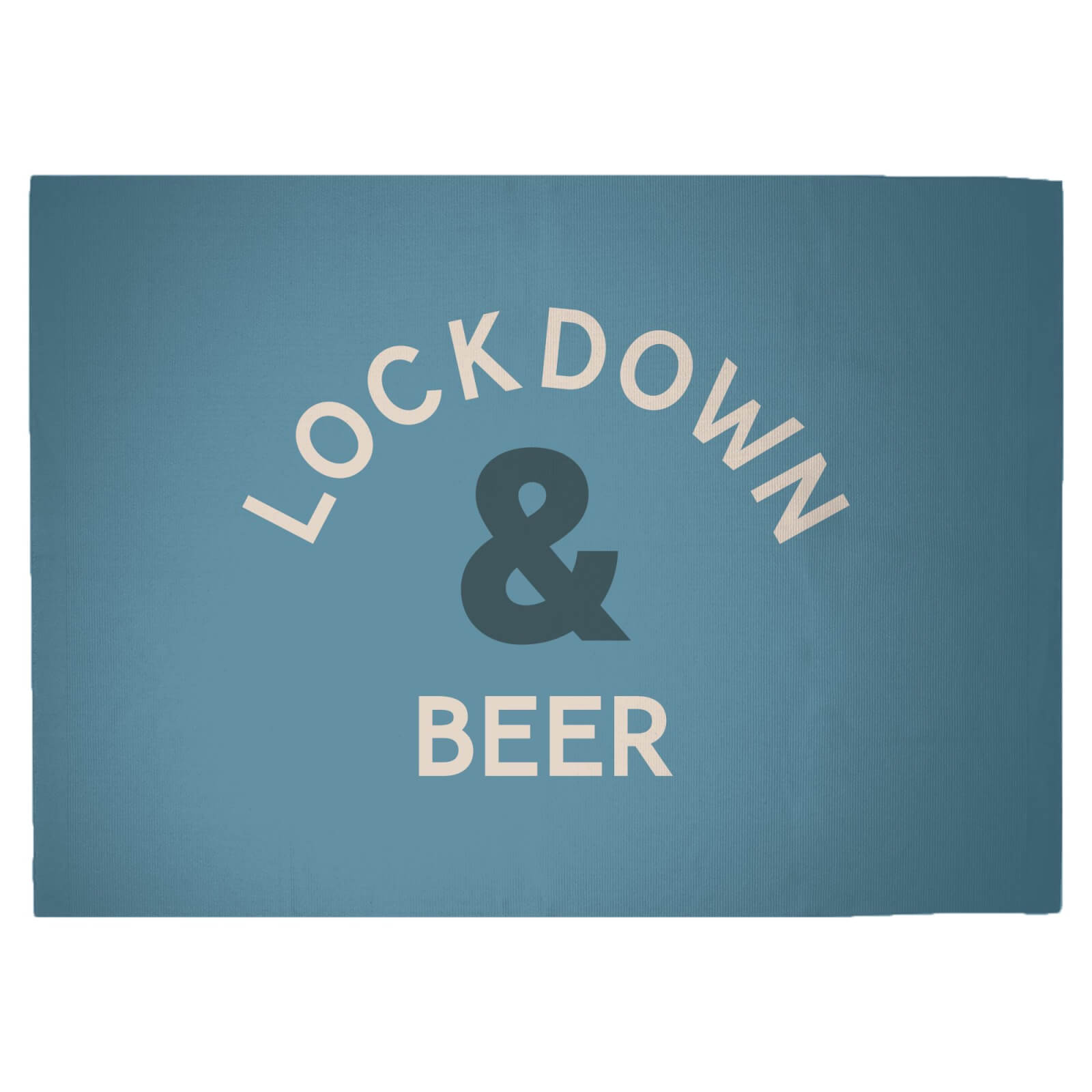 Lockdown & Beer Woven Rug - Large