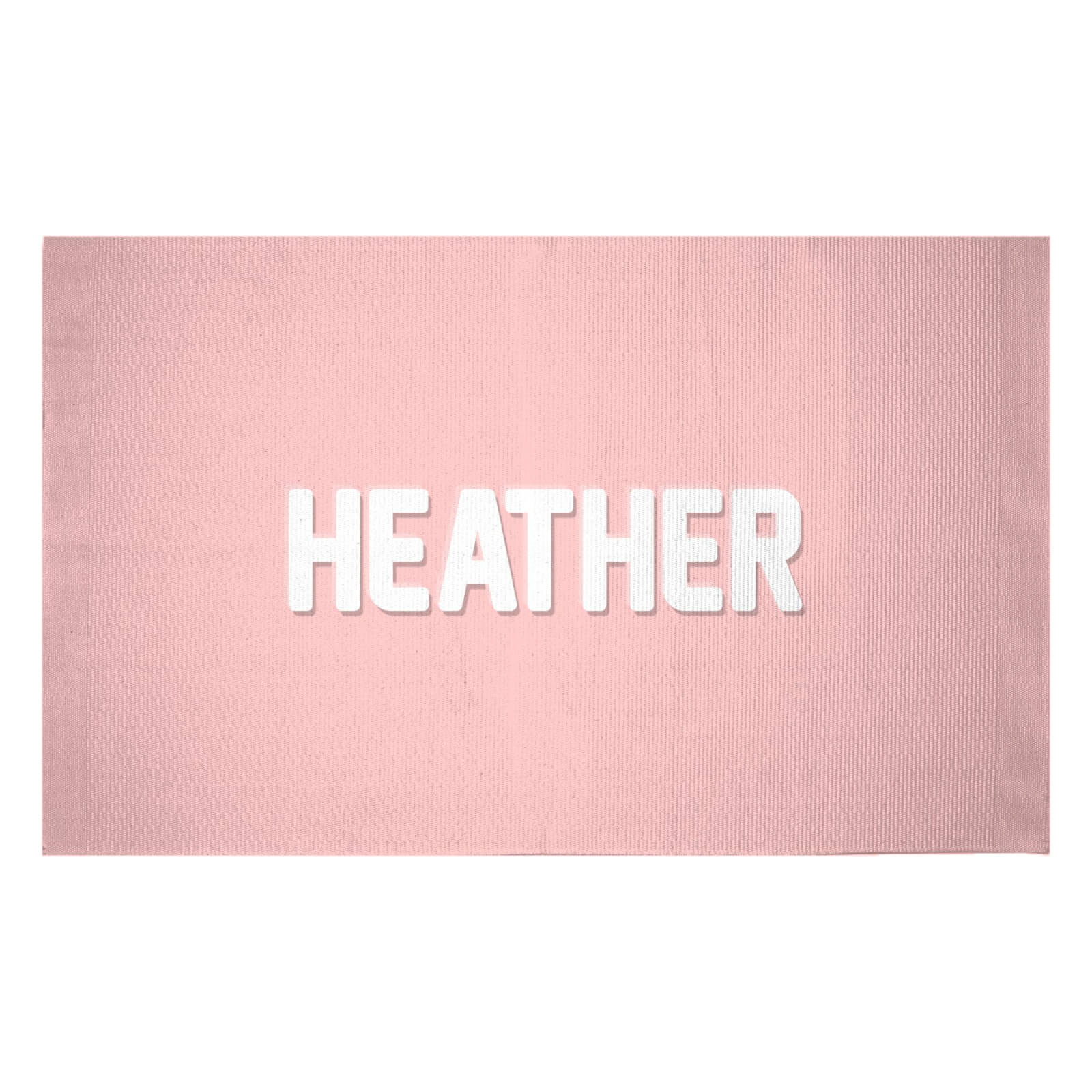 Embossed Heather Woven Rug - Small