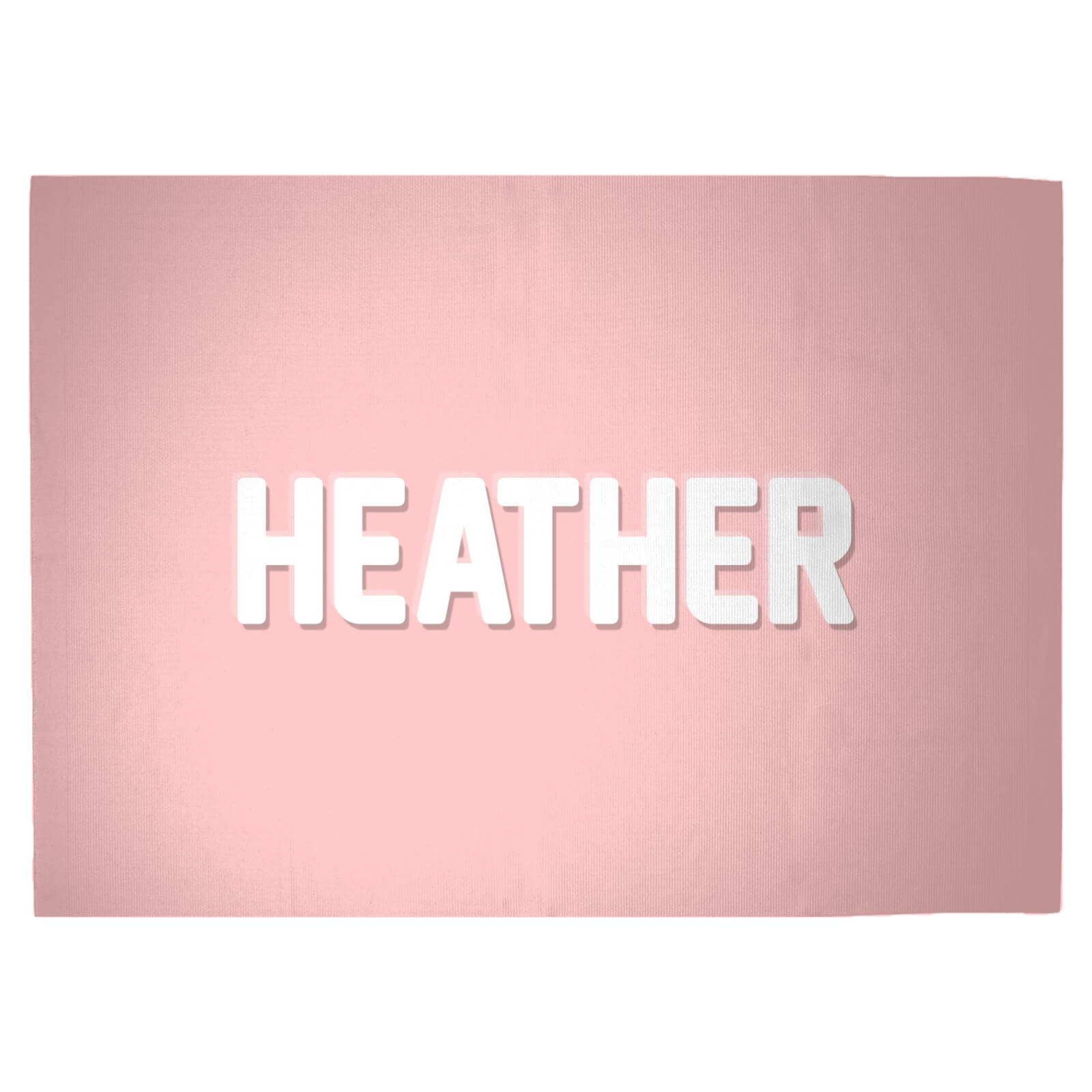 Embossed Heather Woven Rug - Large