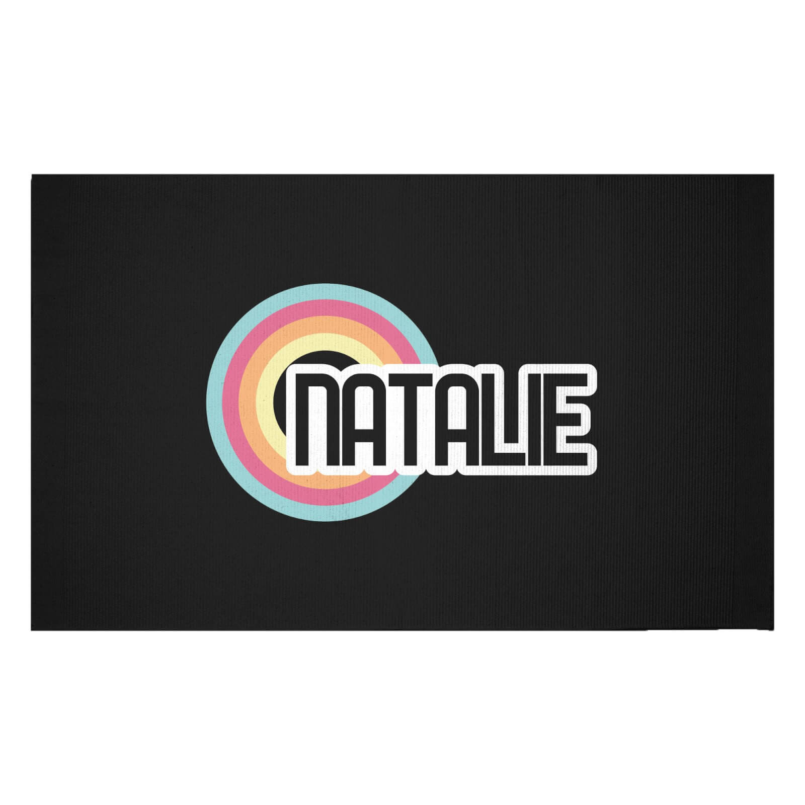 Natalie Rainbow Woven Rug - Small