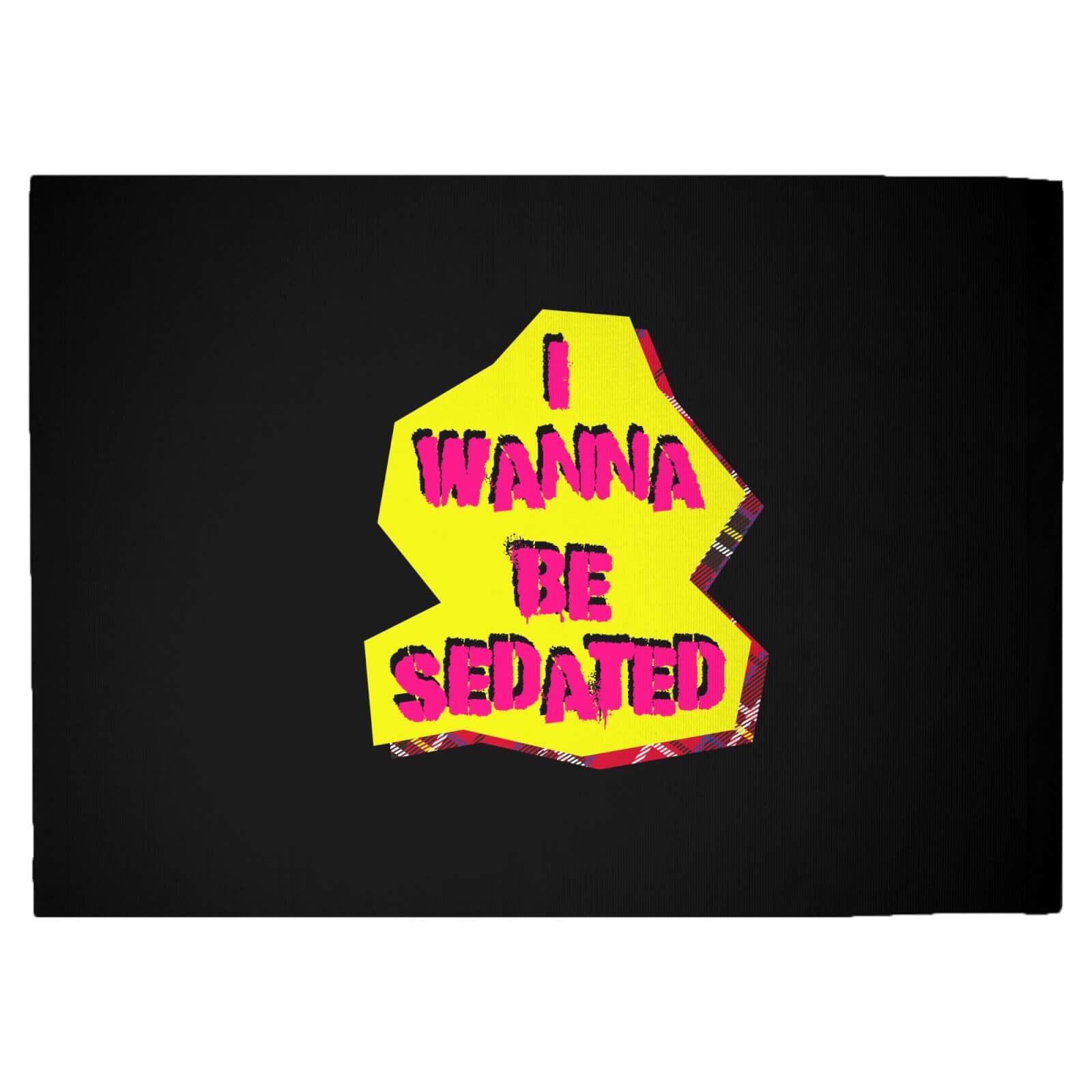 I Wanna Be Sedated Woven Rug - Large