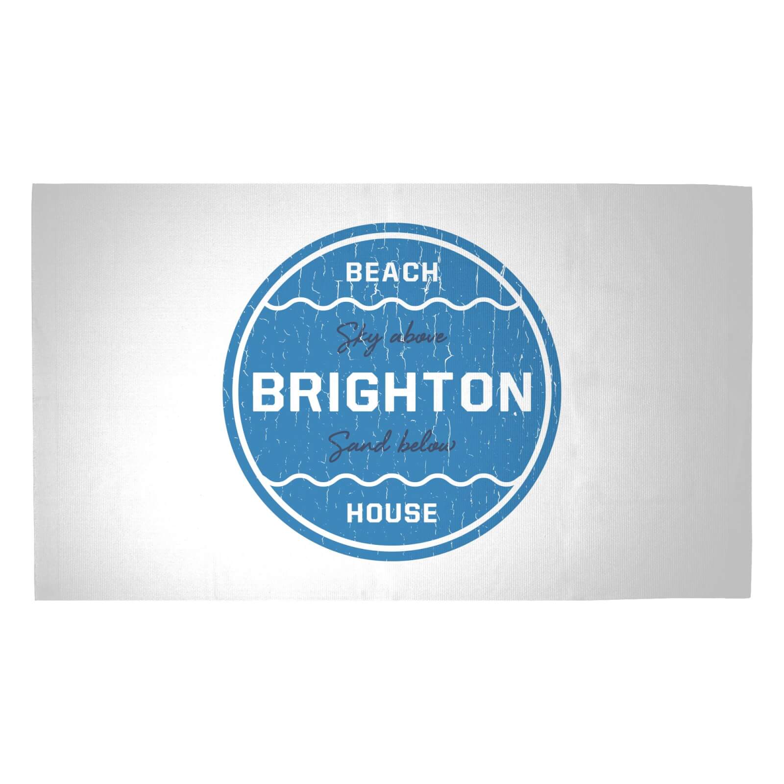 Brighton Beach Badge Woven Rug - Medium
