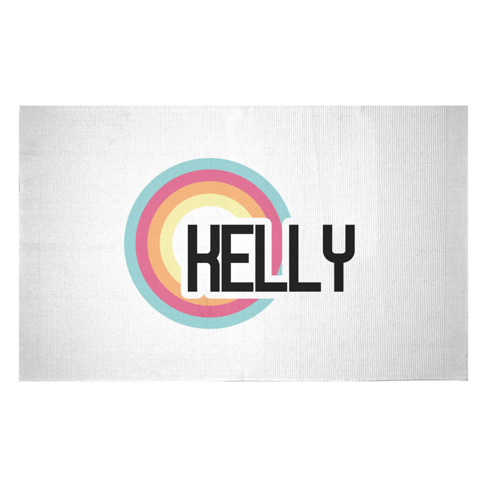 Kelly Rainbow Woven Rug - Small
