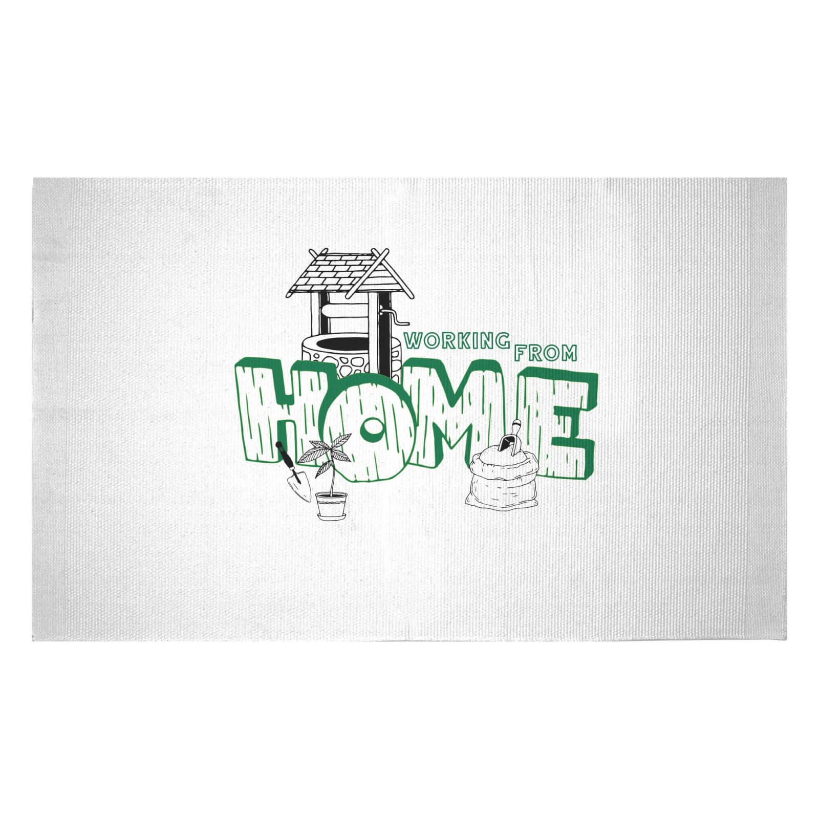 Gardening Working From Home Woven Rug - Small