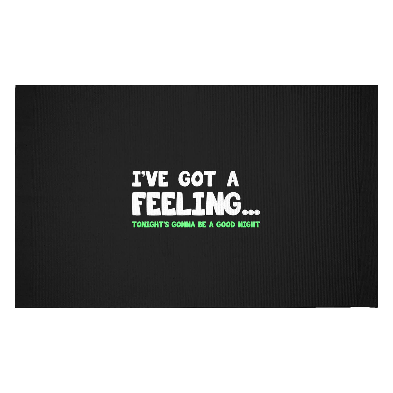 I've Got A Feeling Woven Rug - Small