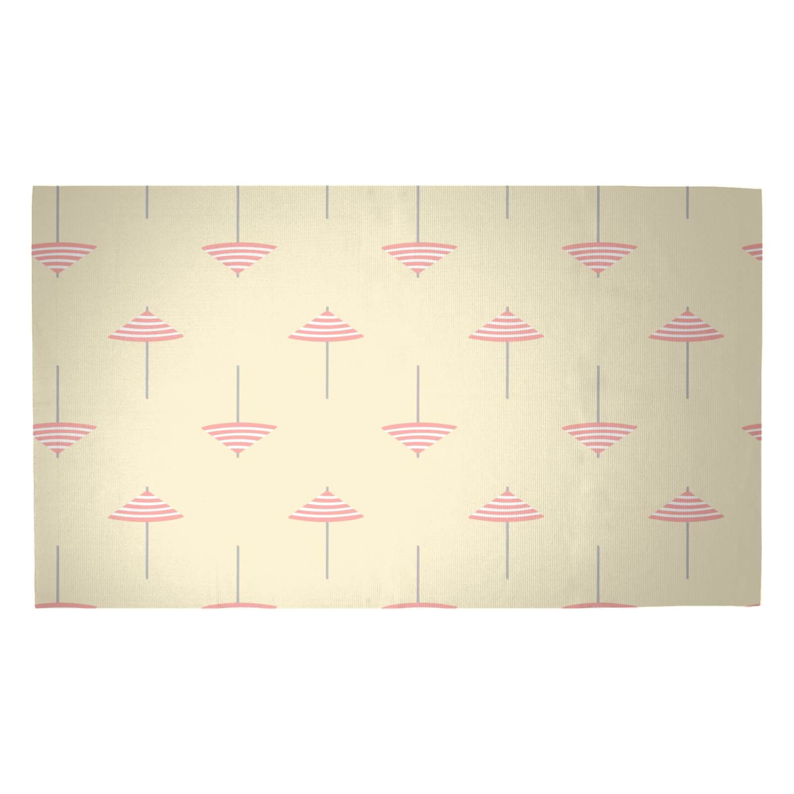 Holiday Parasol Yellow Woven Rug - Medium