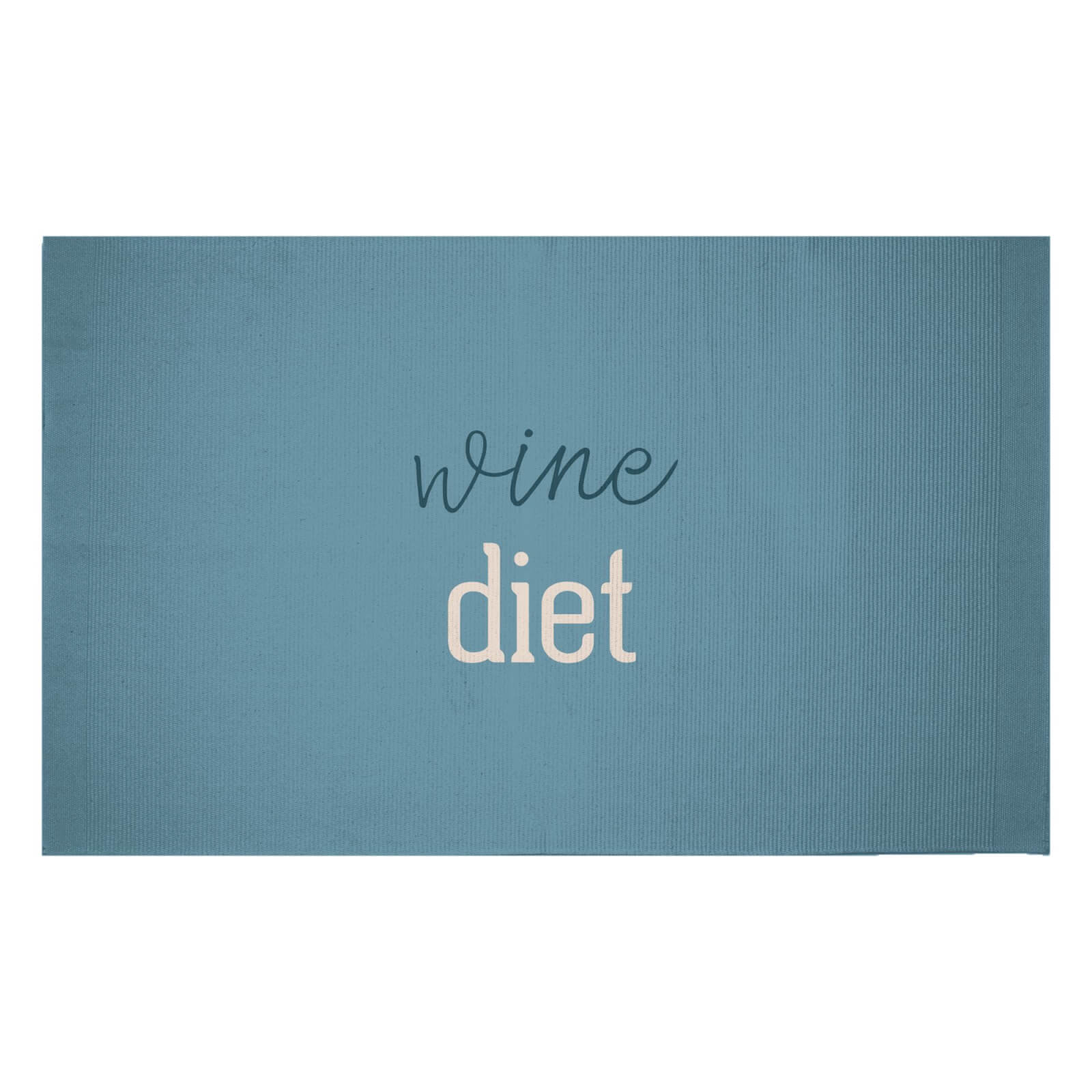 Wine Diet Woven Rug - Small