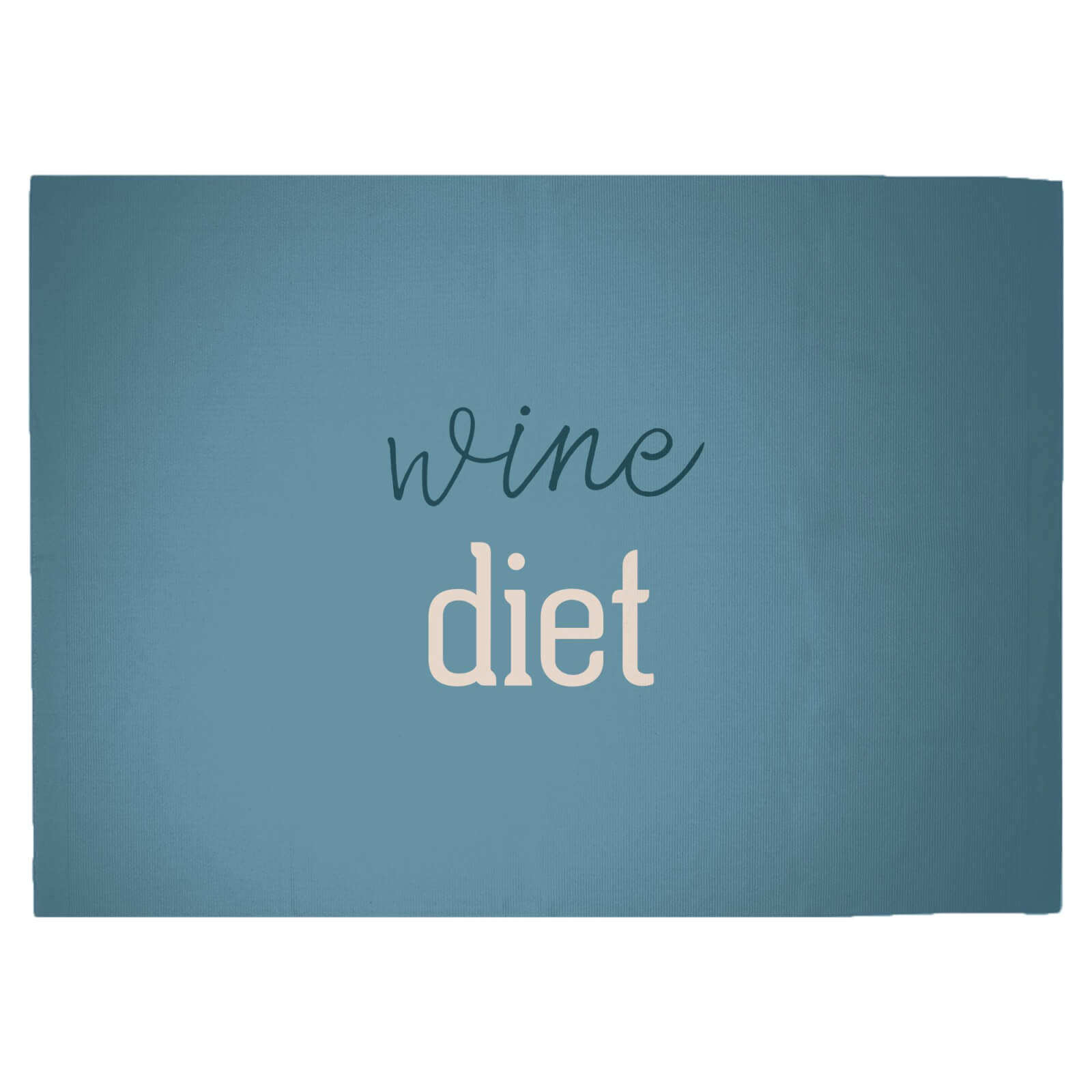 Wine Diet Woven Rug - Large