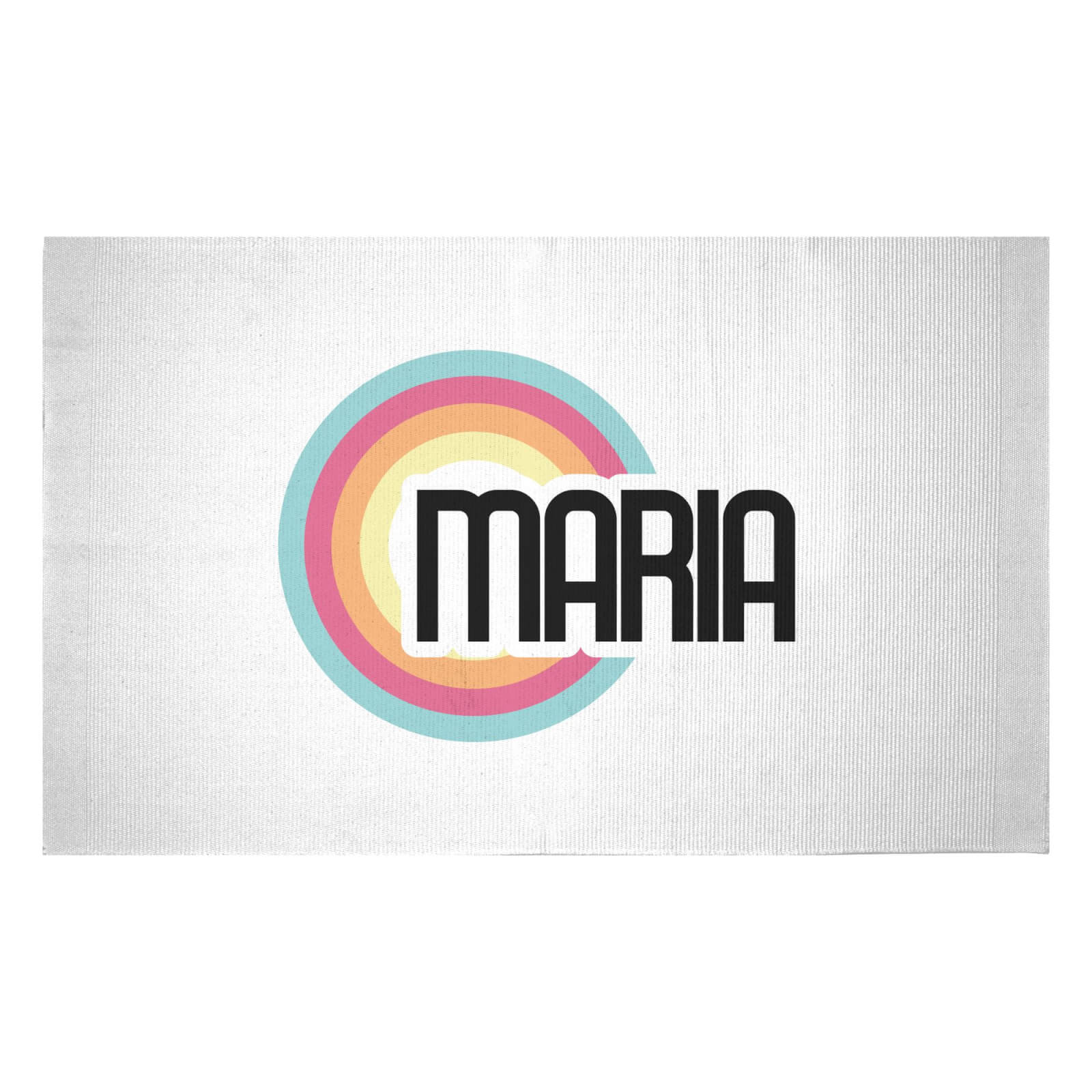 Maria Rainbow Woven Rug - Small