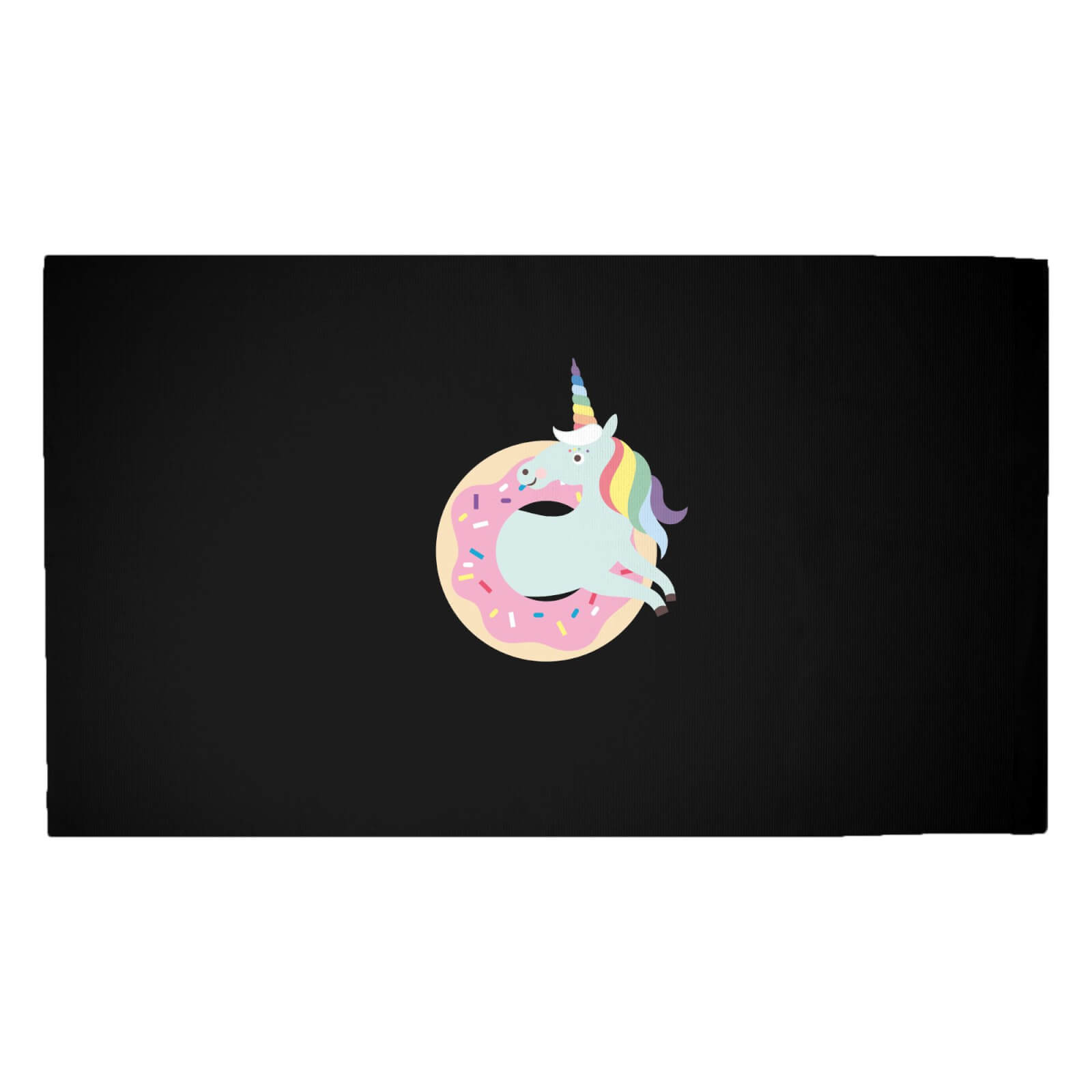 Donut Ever Give Up Woven Rug - Medium