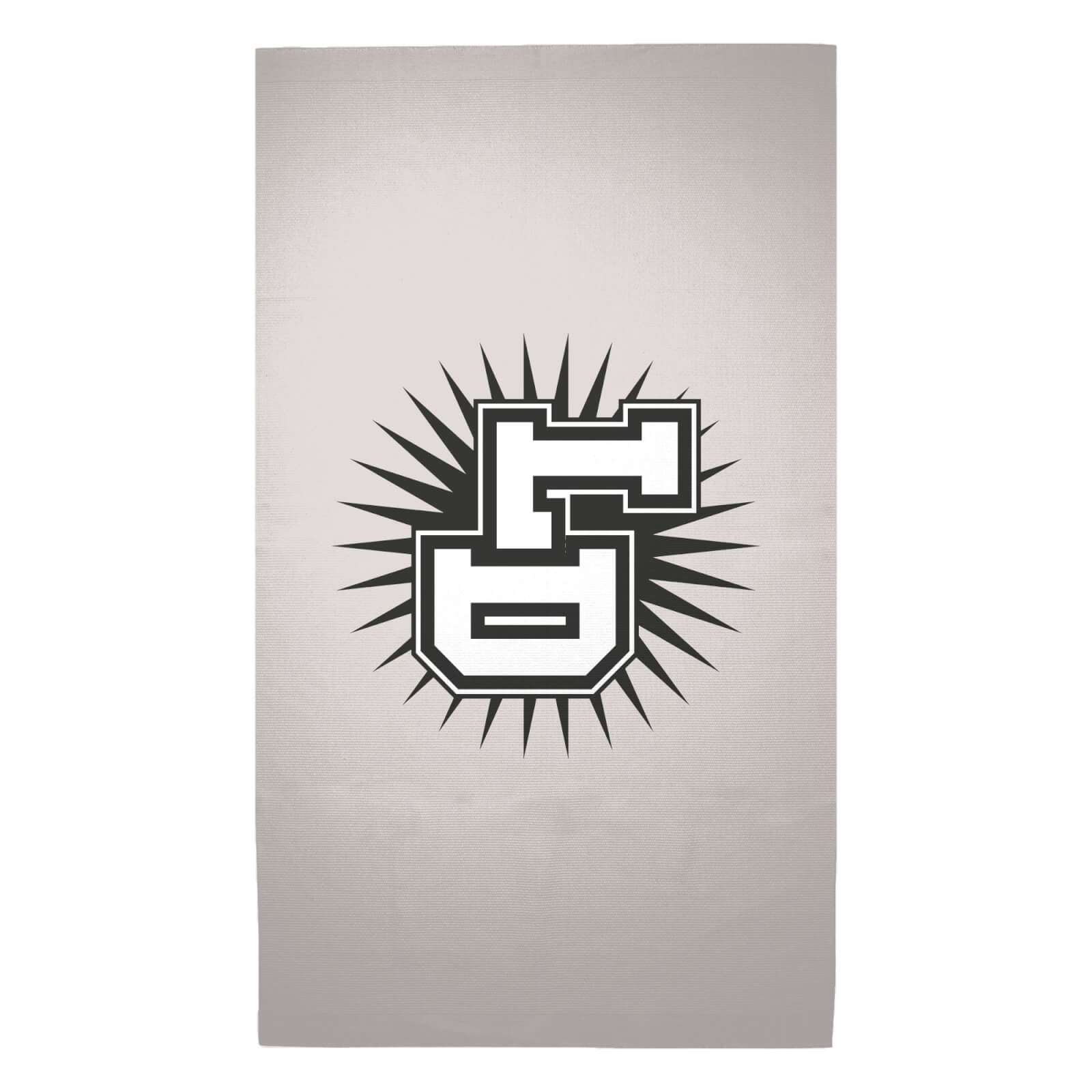 Lockdown Motif Woven Rug - Medium