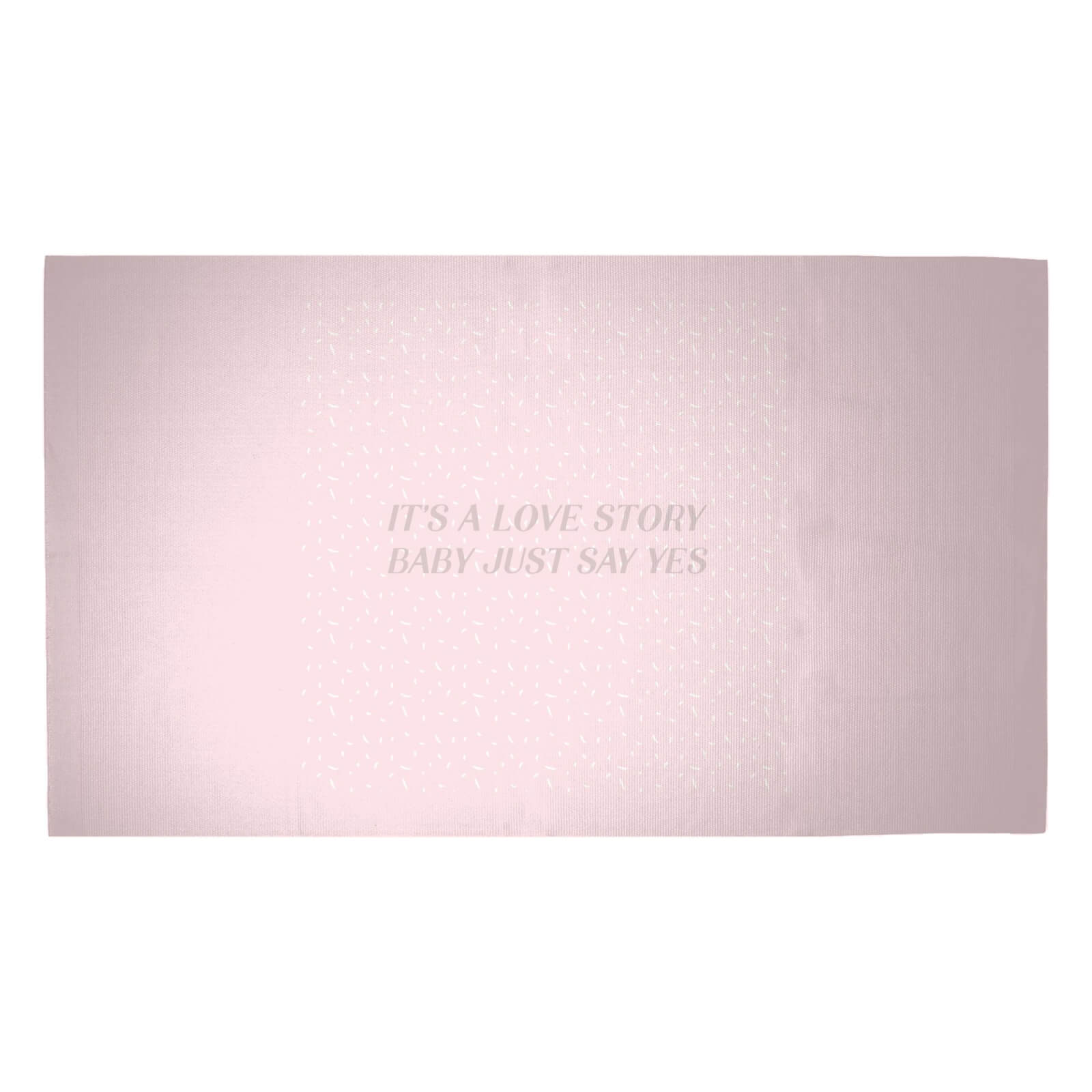 It's A Love Story Woven Rug - Medium