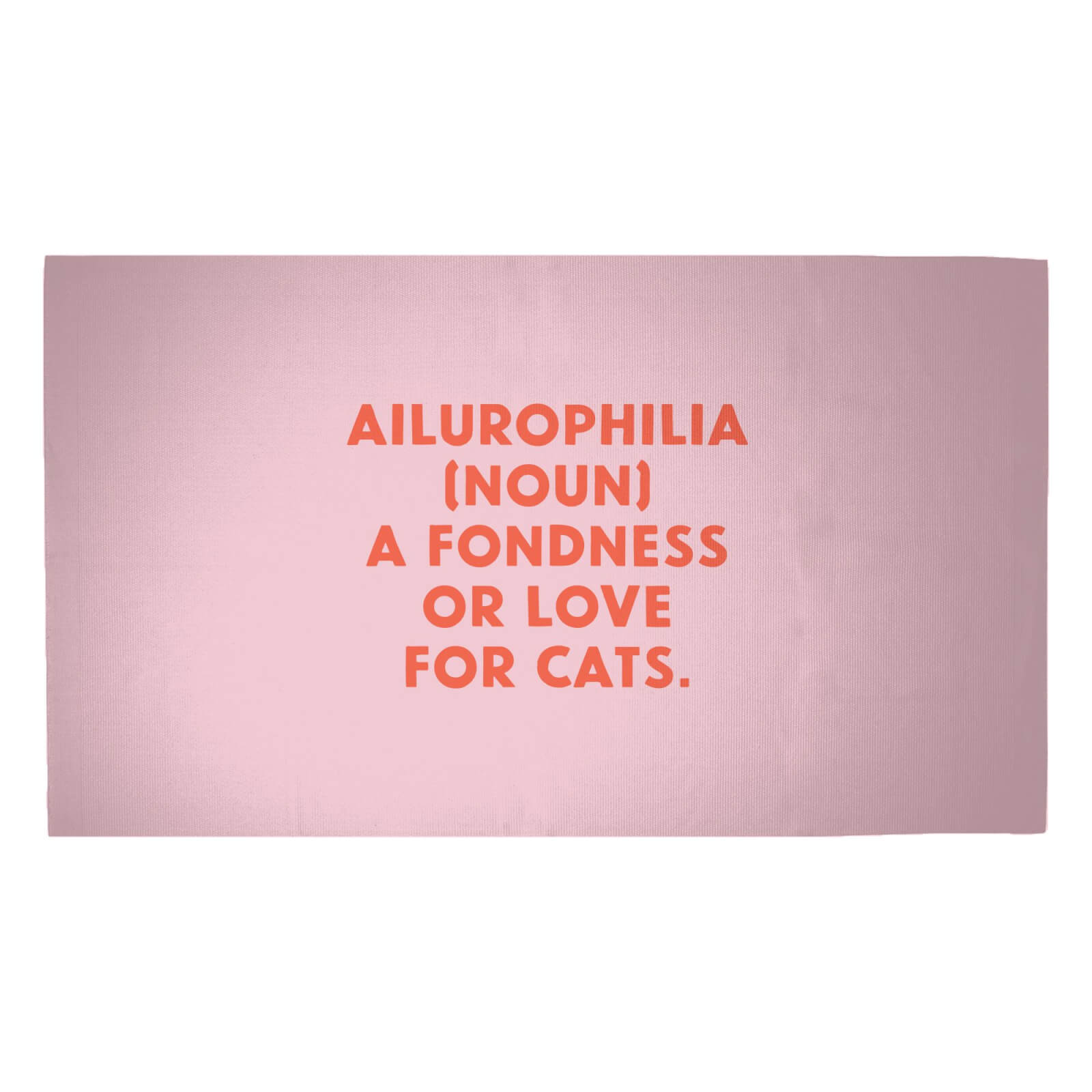 Love For Cats Definition Woven Rug - Medium