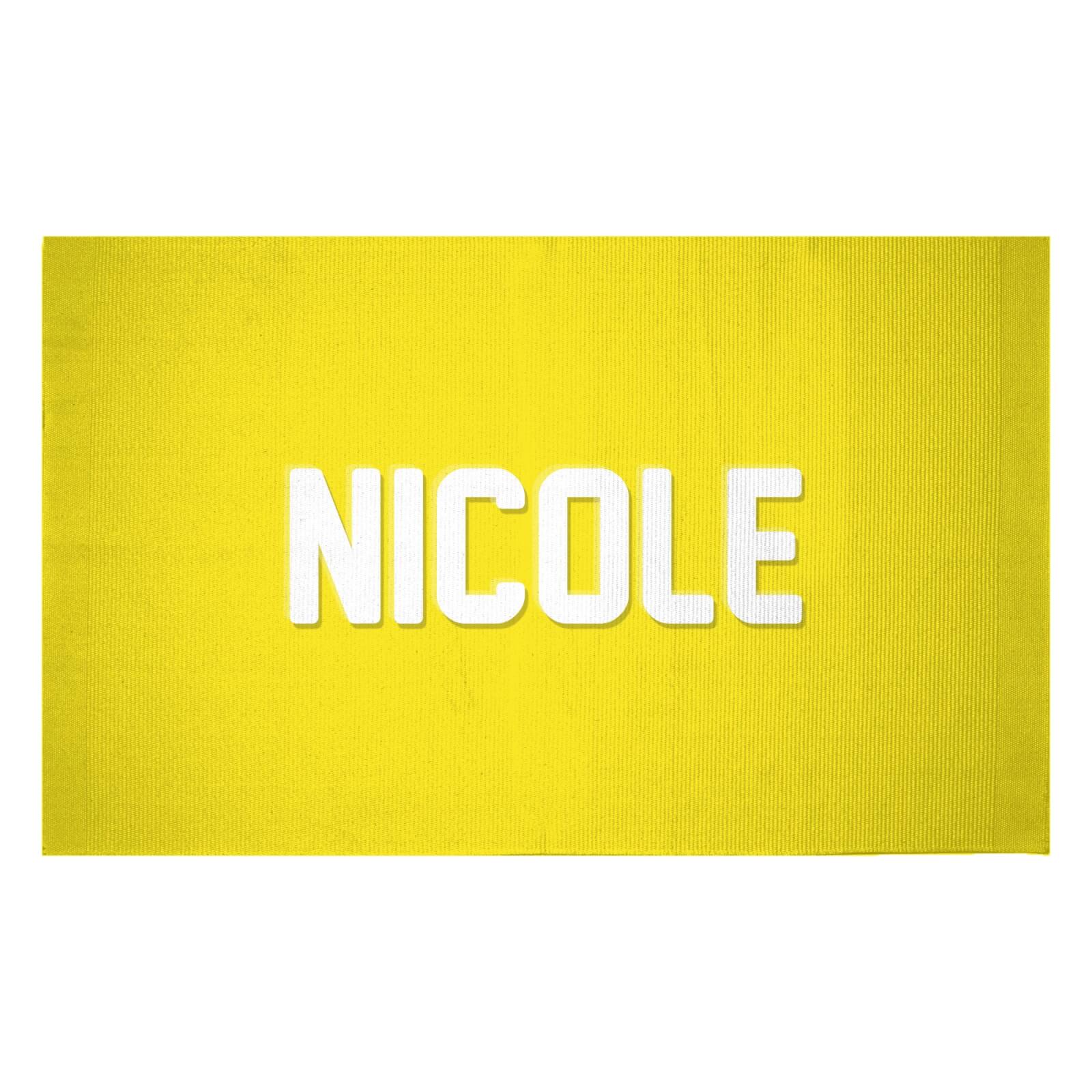 Embossed Nicole Woven Rug - Small