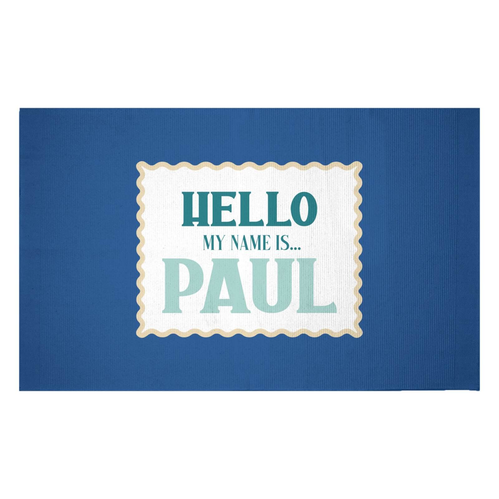 They Call Me Paul Woven Rug - Small