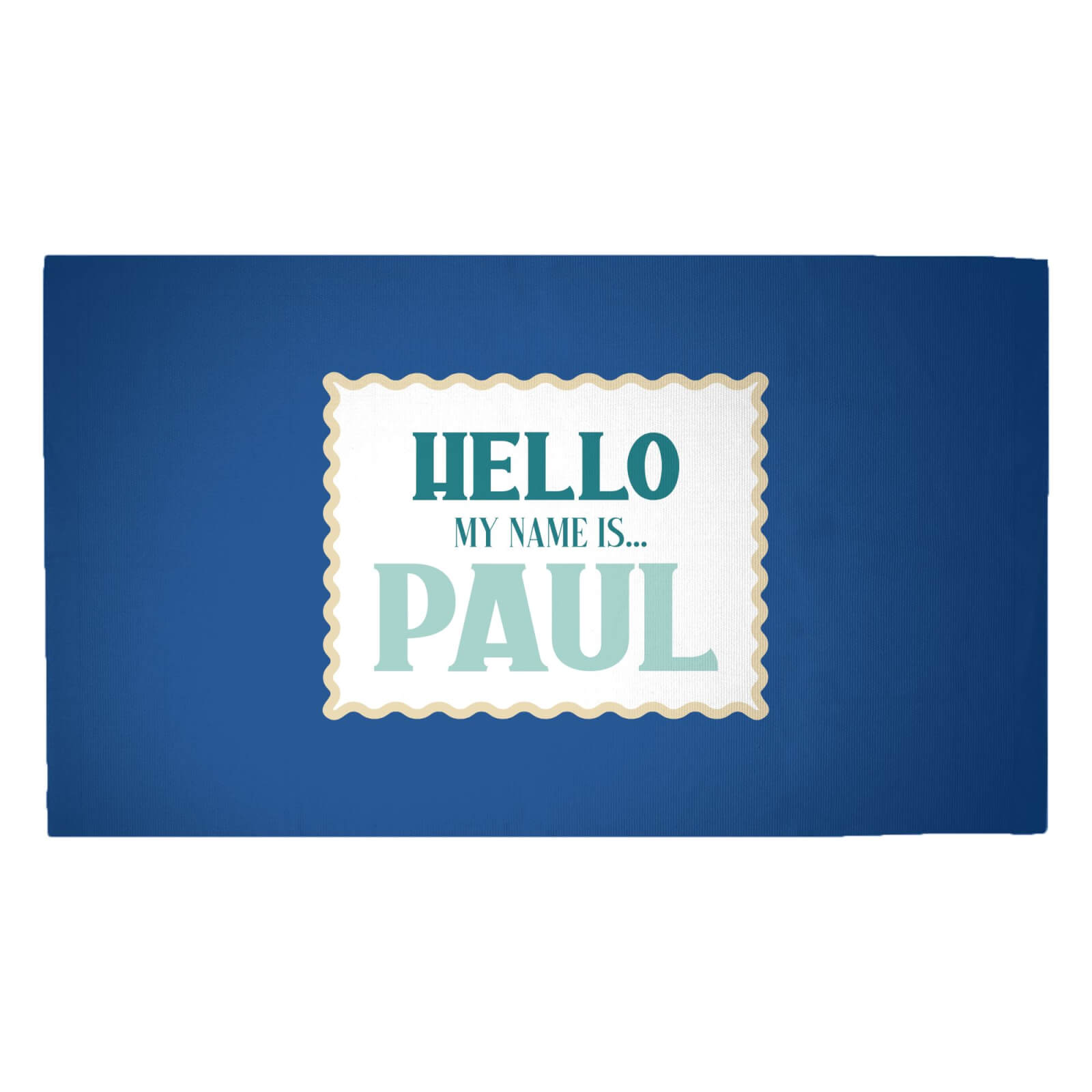 They Call Me Paul Woven Rug - Medium