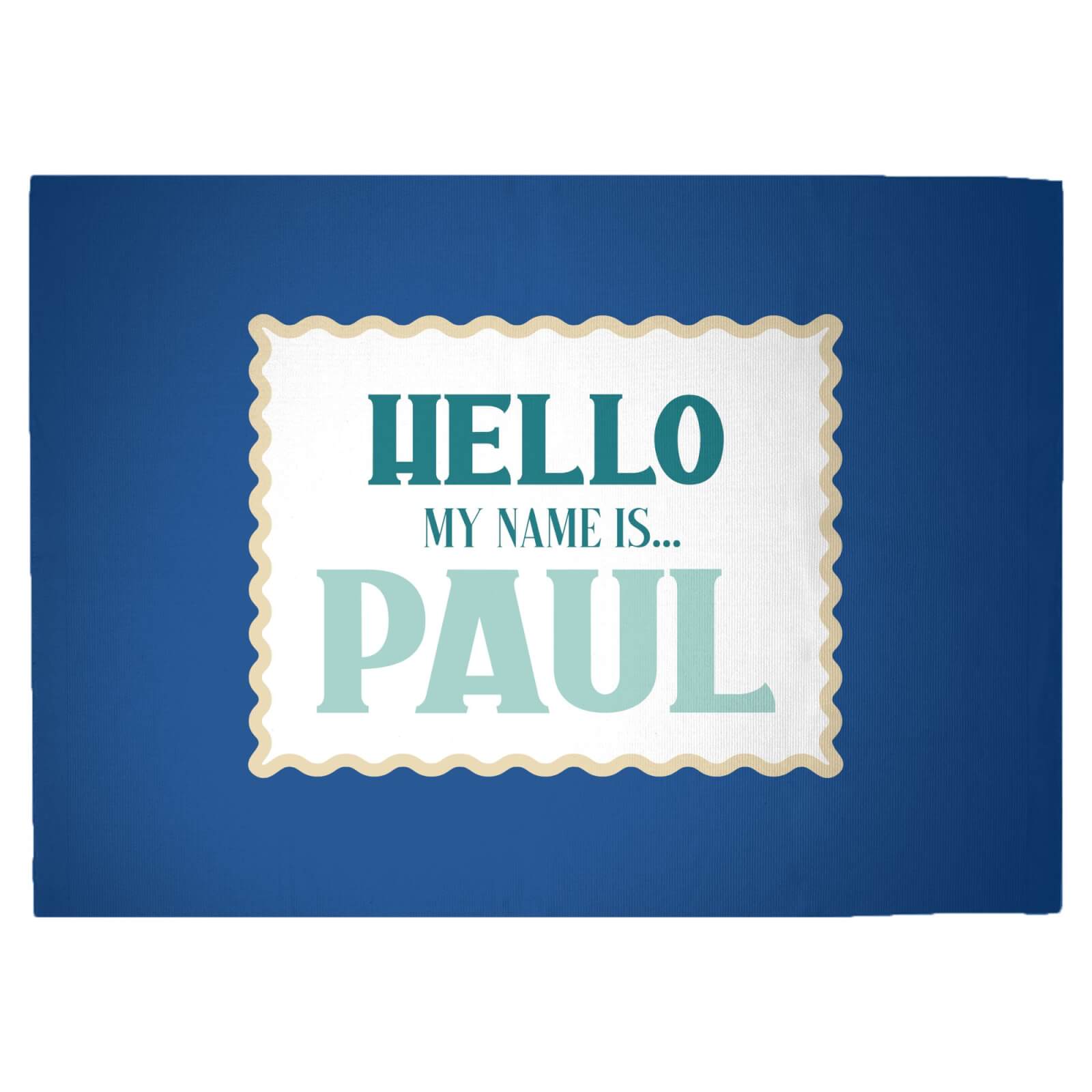 They Call Me Paul Woven Rug - Large
