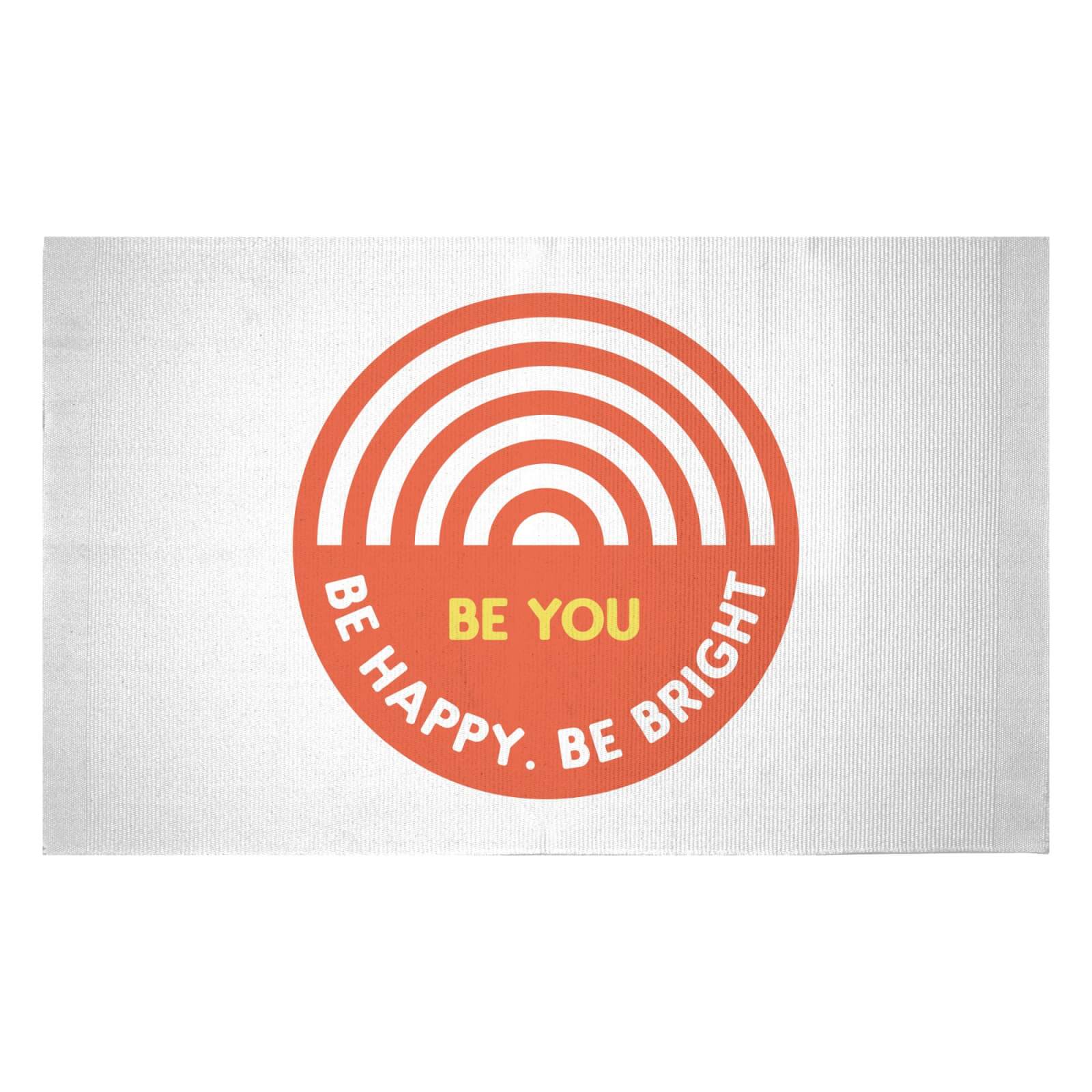 Be You Rainbow Woven Rug - Small