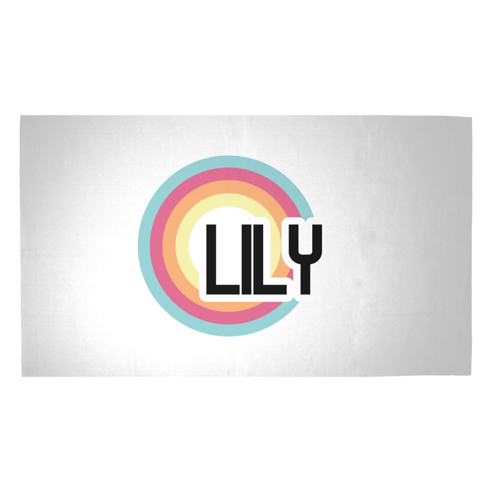 Lily Rainbow Woven Rug - Medium