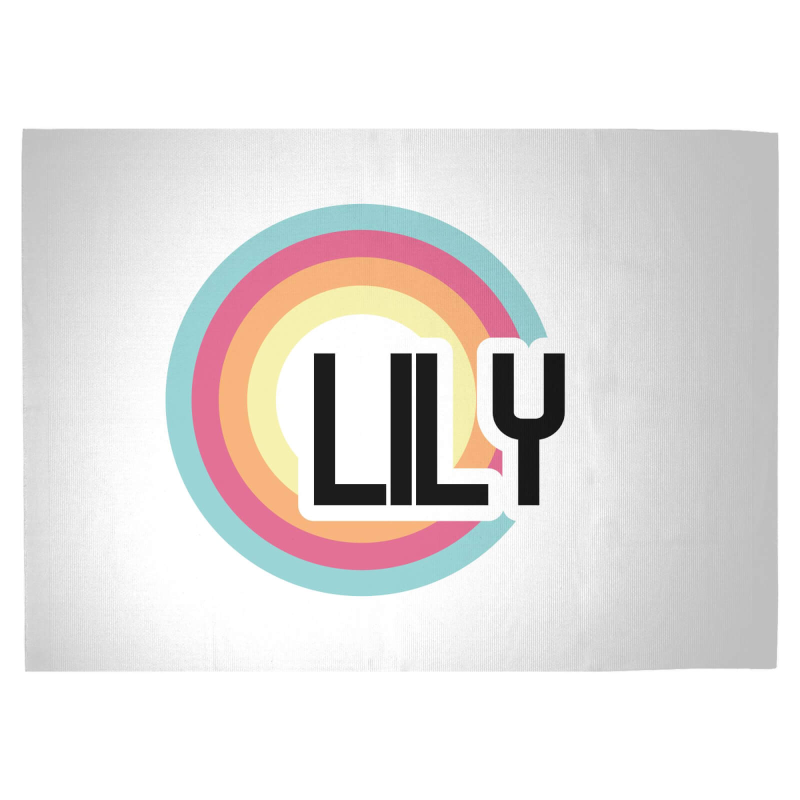 Lily Rainbow Woven Rug - Large