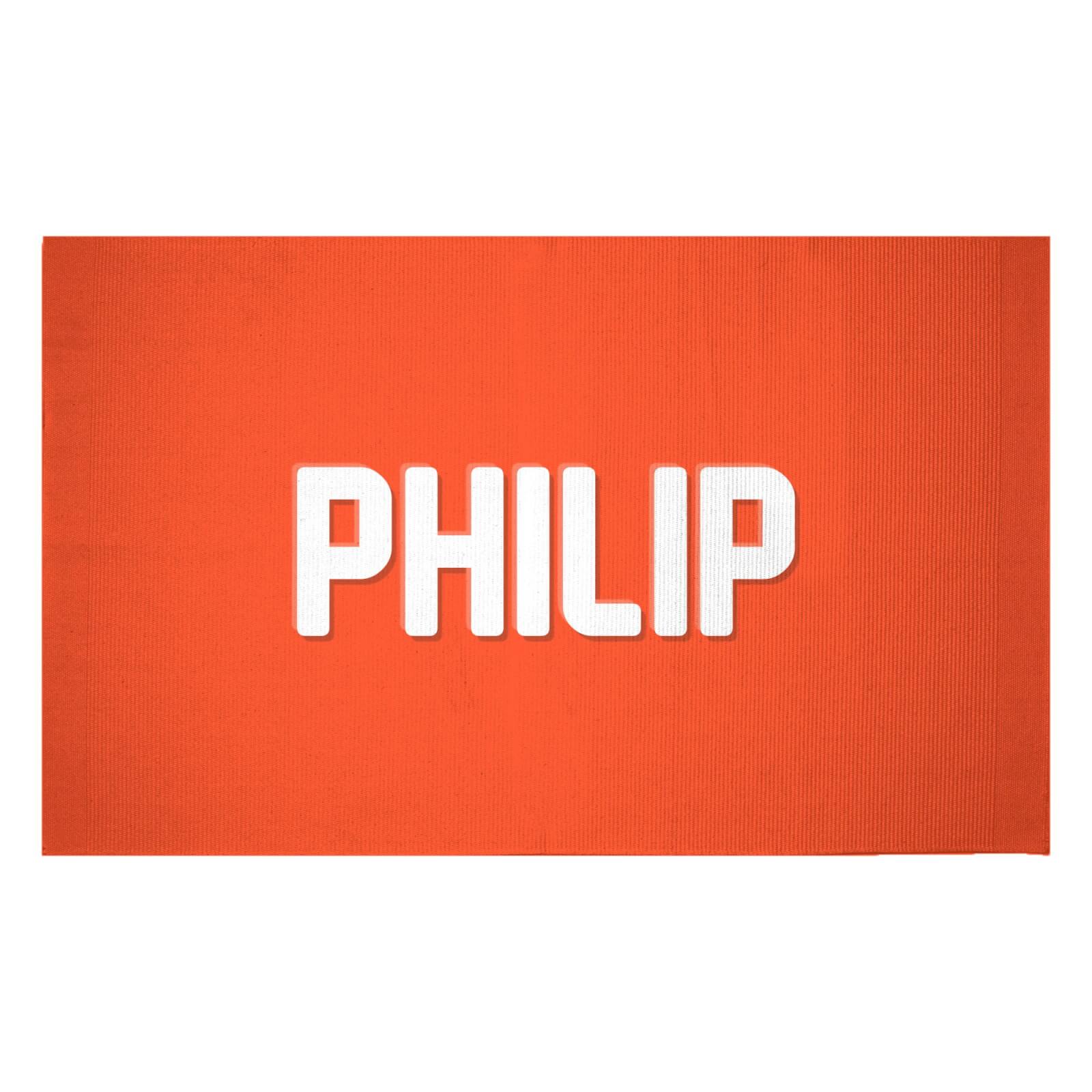 Embossed Philip Woven Rug - Small