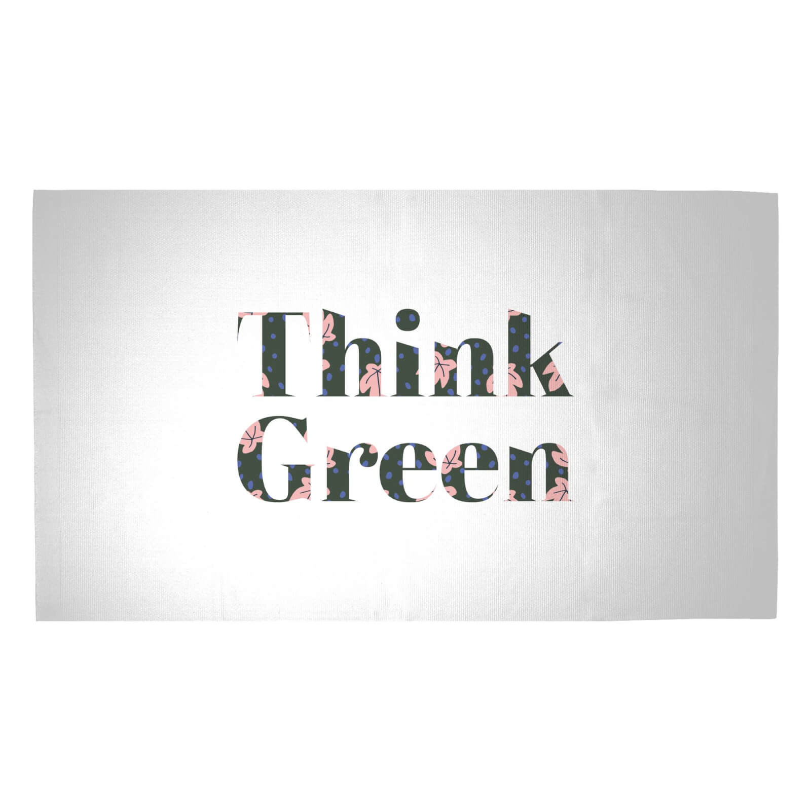 Think Green Woven Rug - Medium