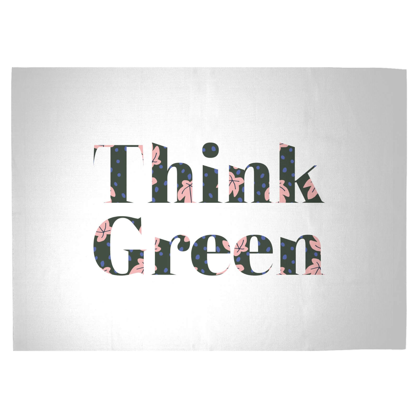 Think Green Woven Rug - Large