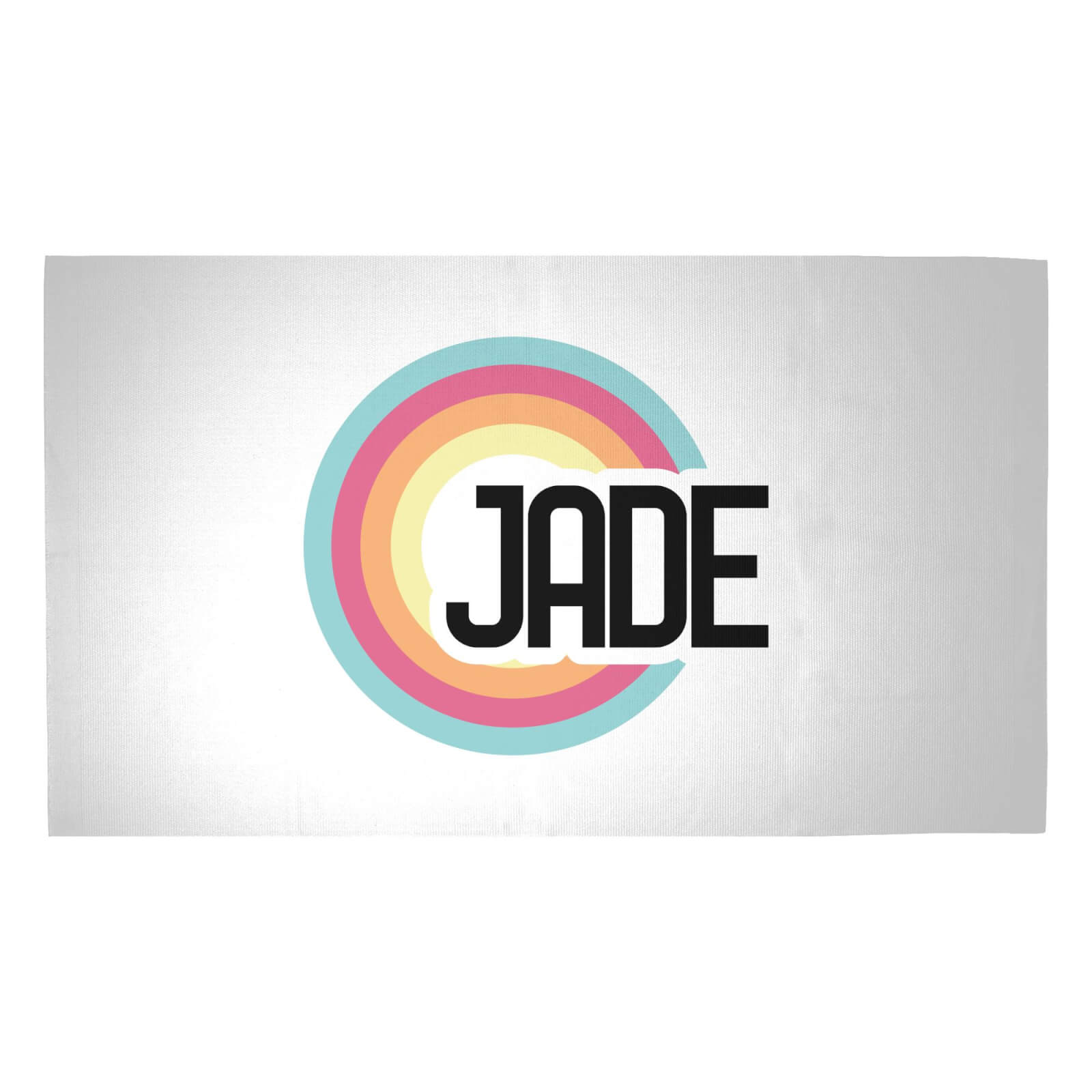 Jade Rainbow Woven Rug - Medium