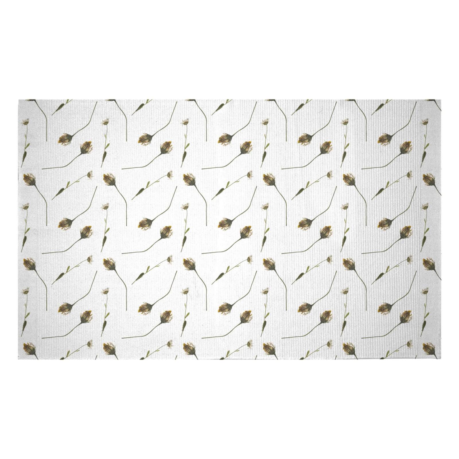 Press My Flowers Woven Rug - Small