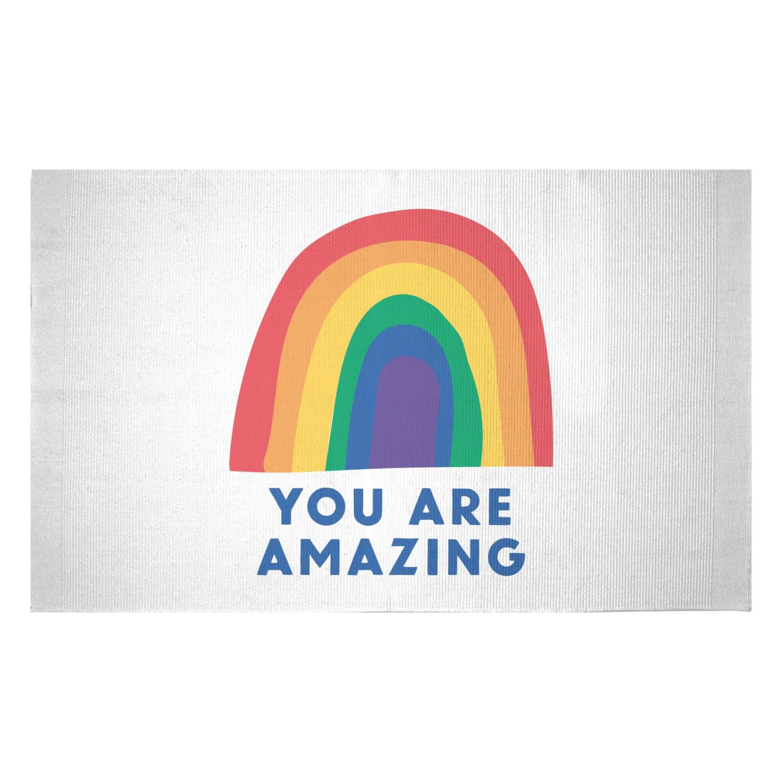 You Are Amazing Woven Rug - Small