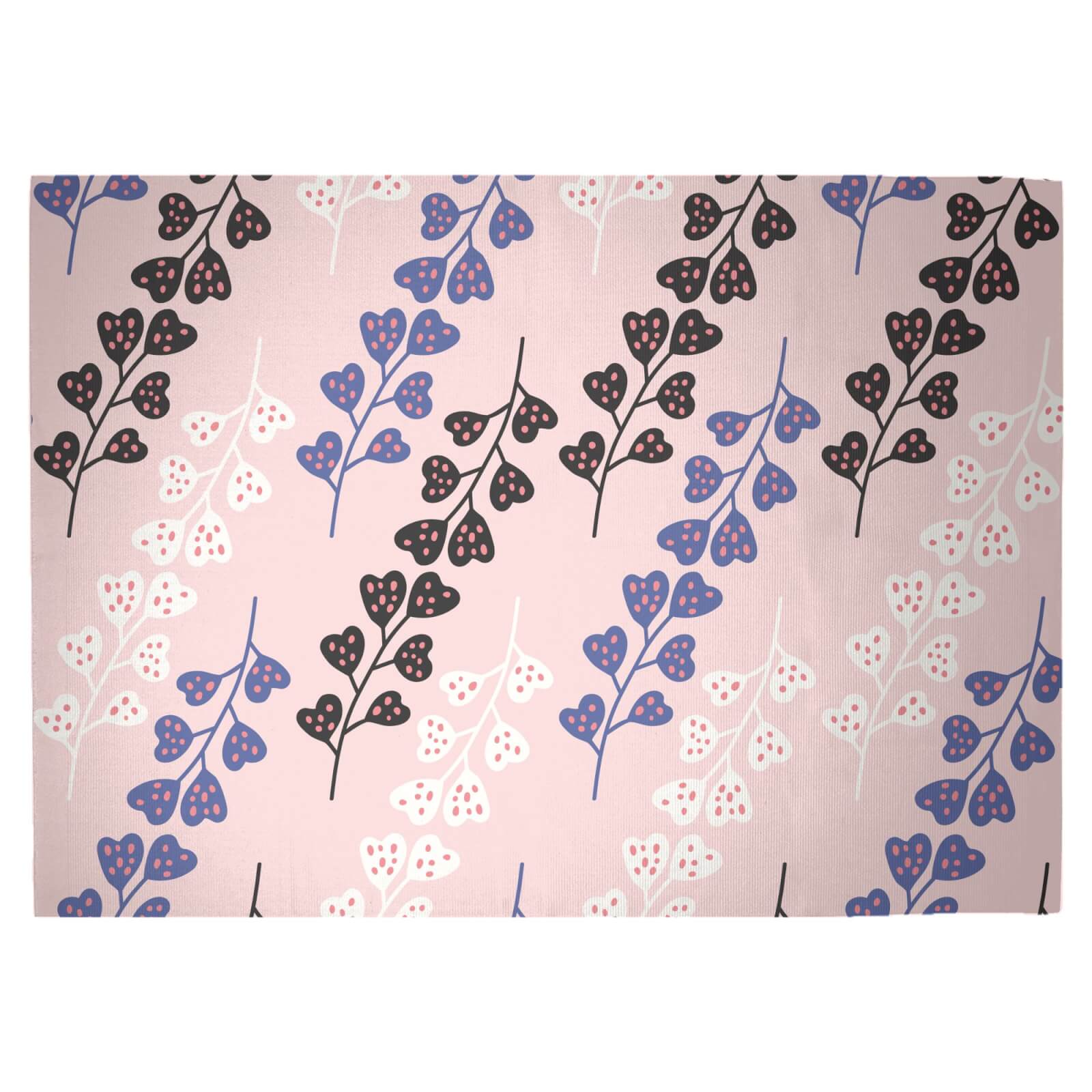 Pressed Flowes Woven Rug - Large