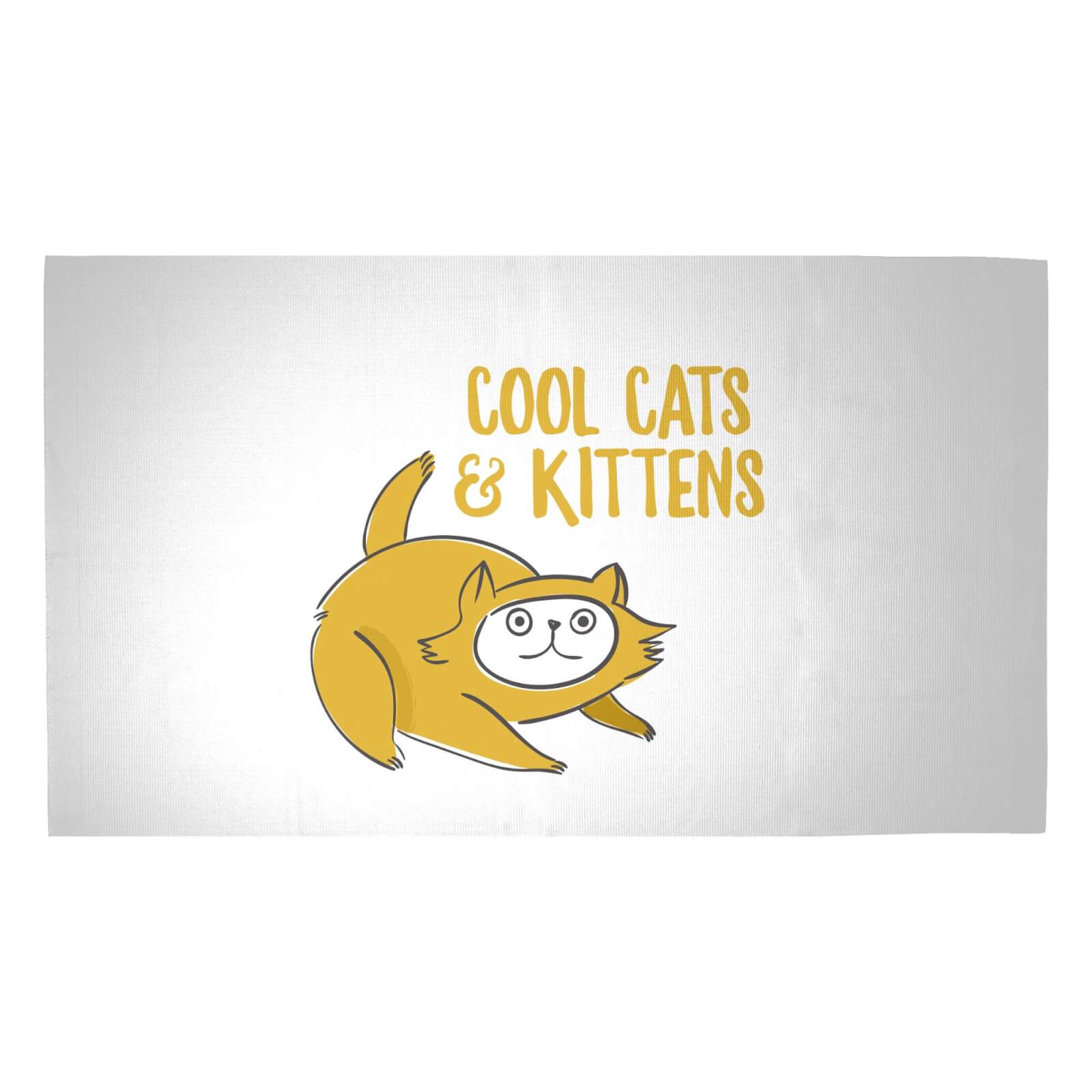 Cool Cats And Kittens Woven Rug - Medium