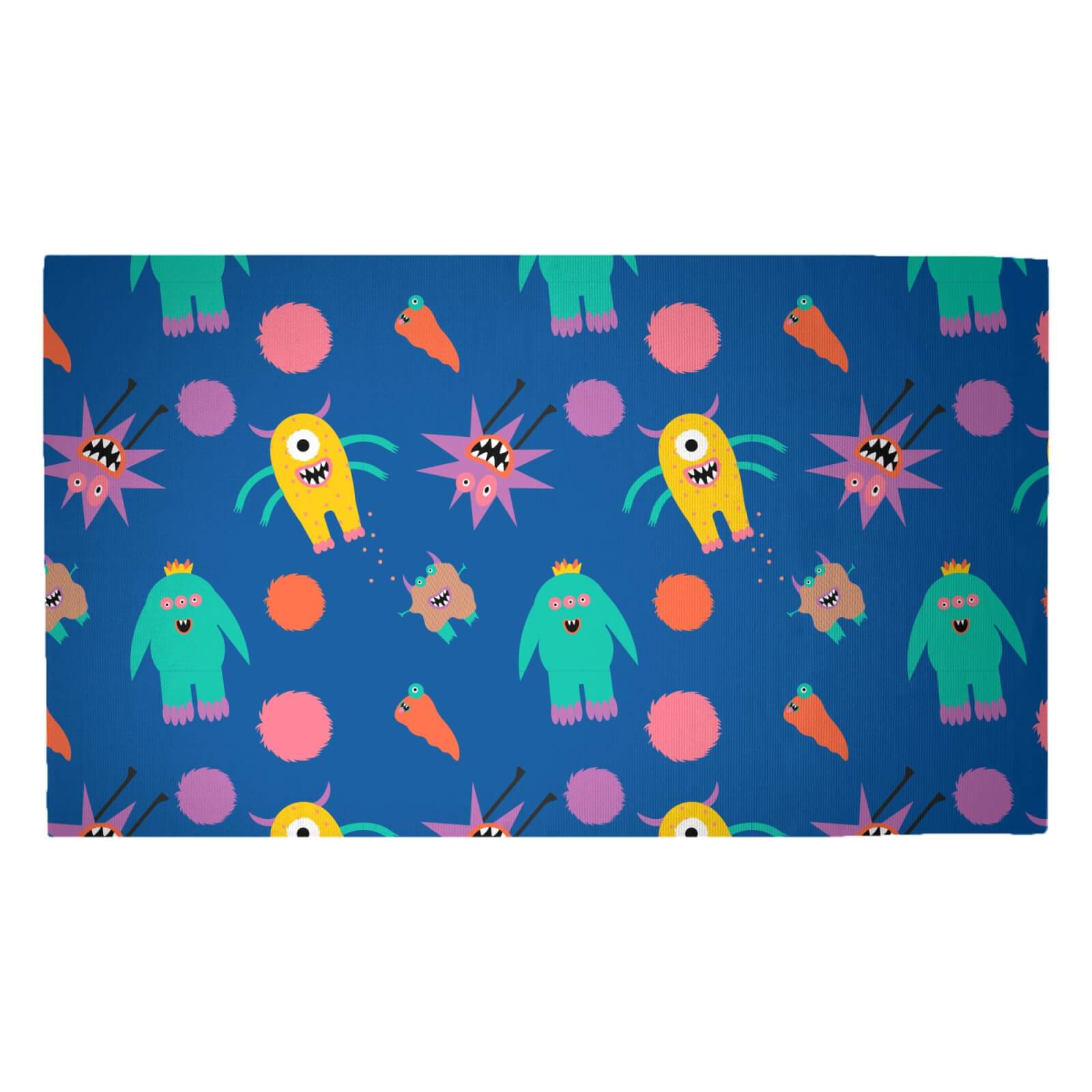 Monster Party Woven Rug - Medium