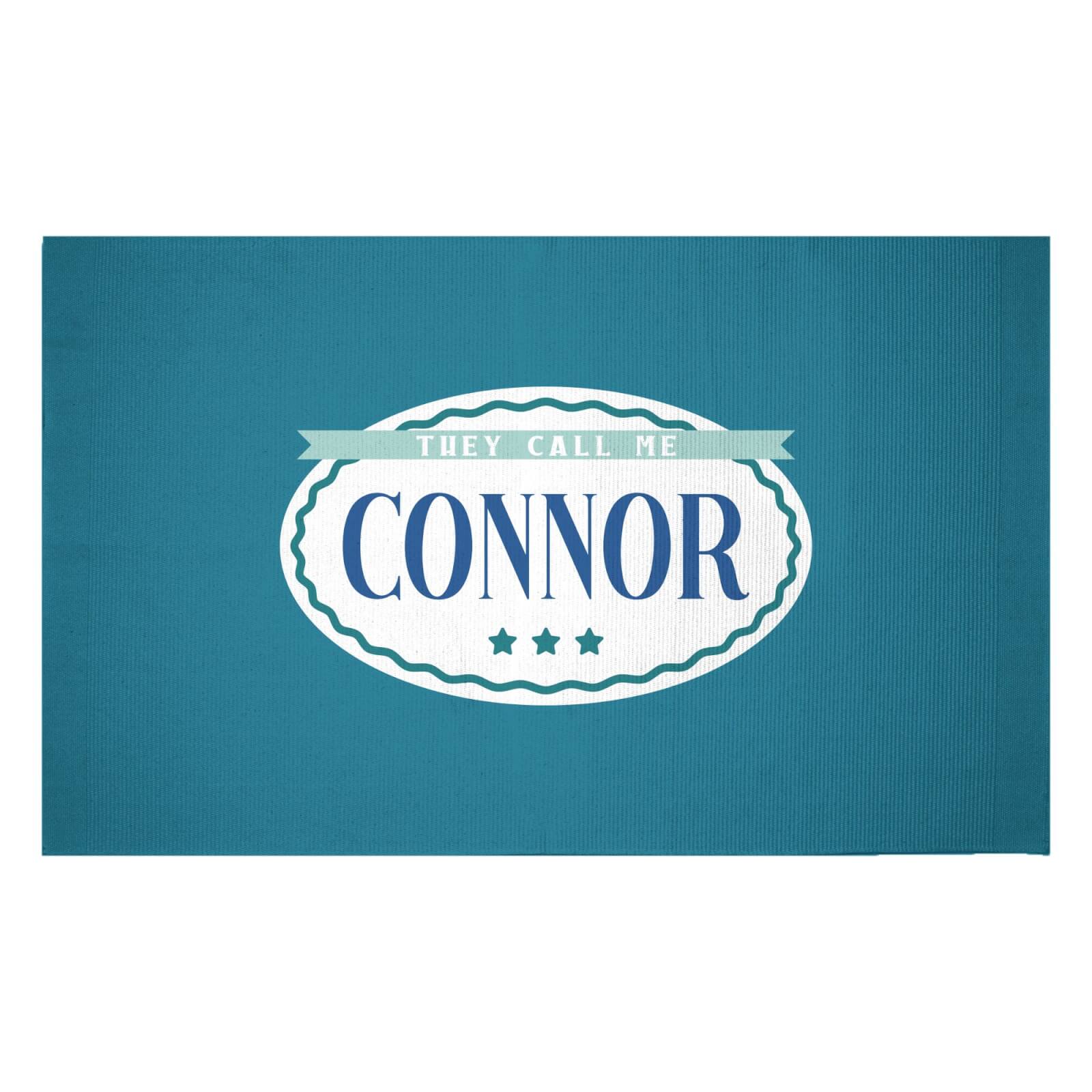They Call Me Connor Woven Rug - Small