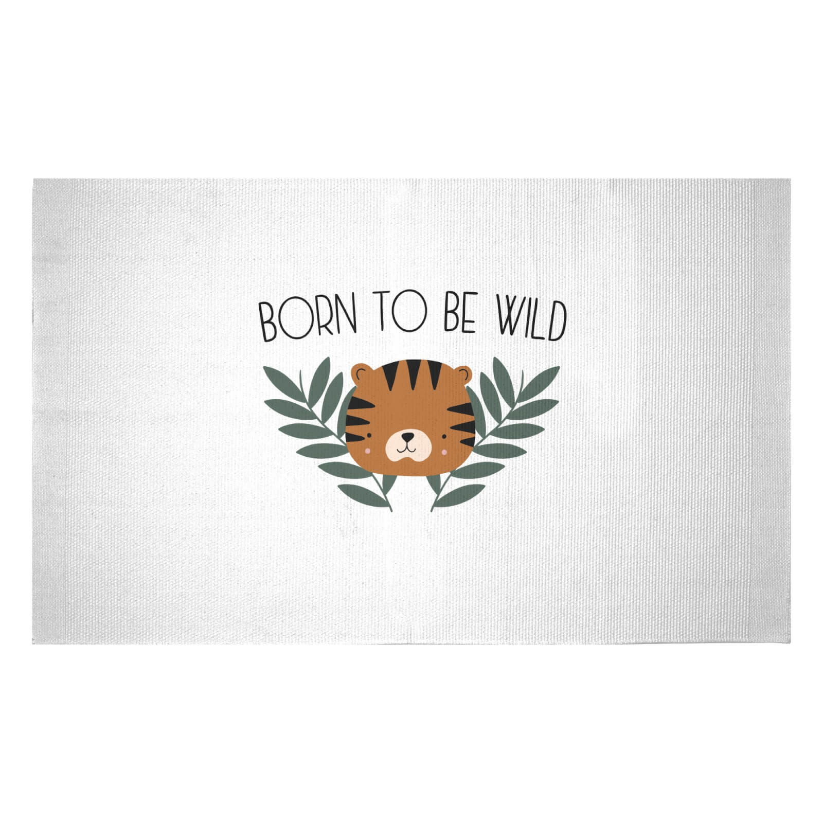 Born To Be Wild Woven Rug - Small