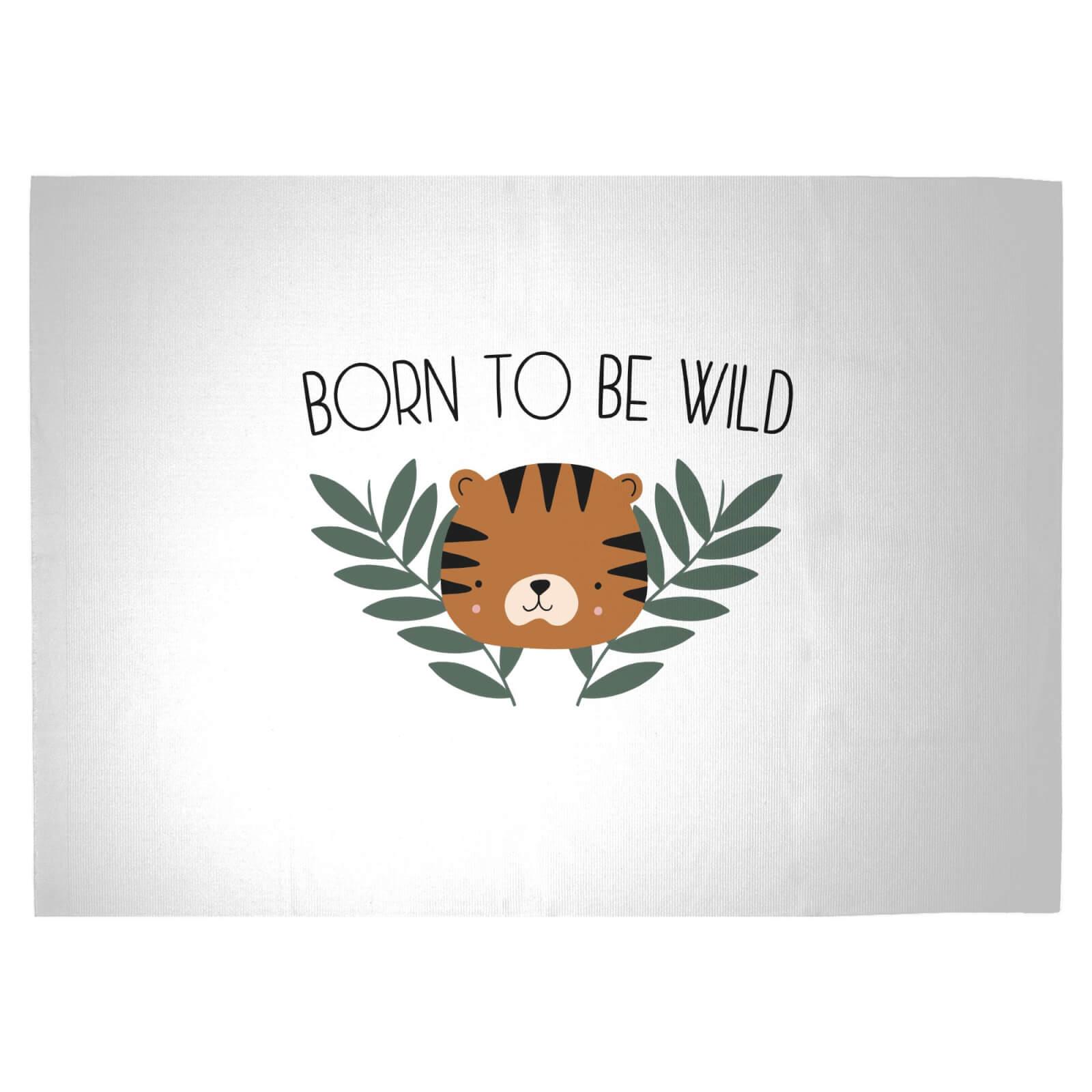 Born To Be Wild Woven Rug - Large