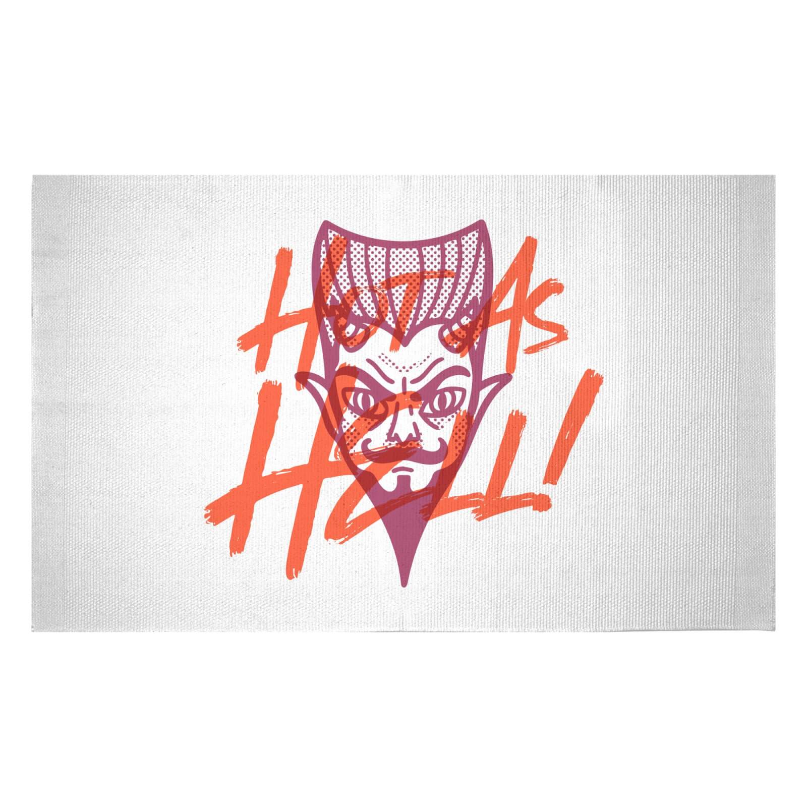 Hot As Hell Woven Rug - Small