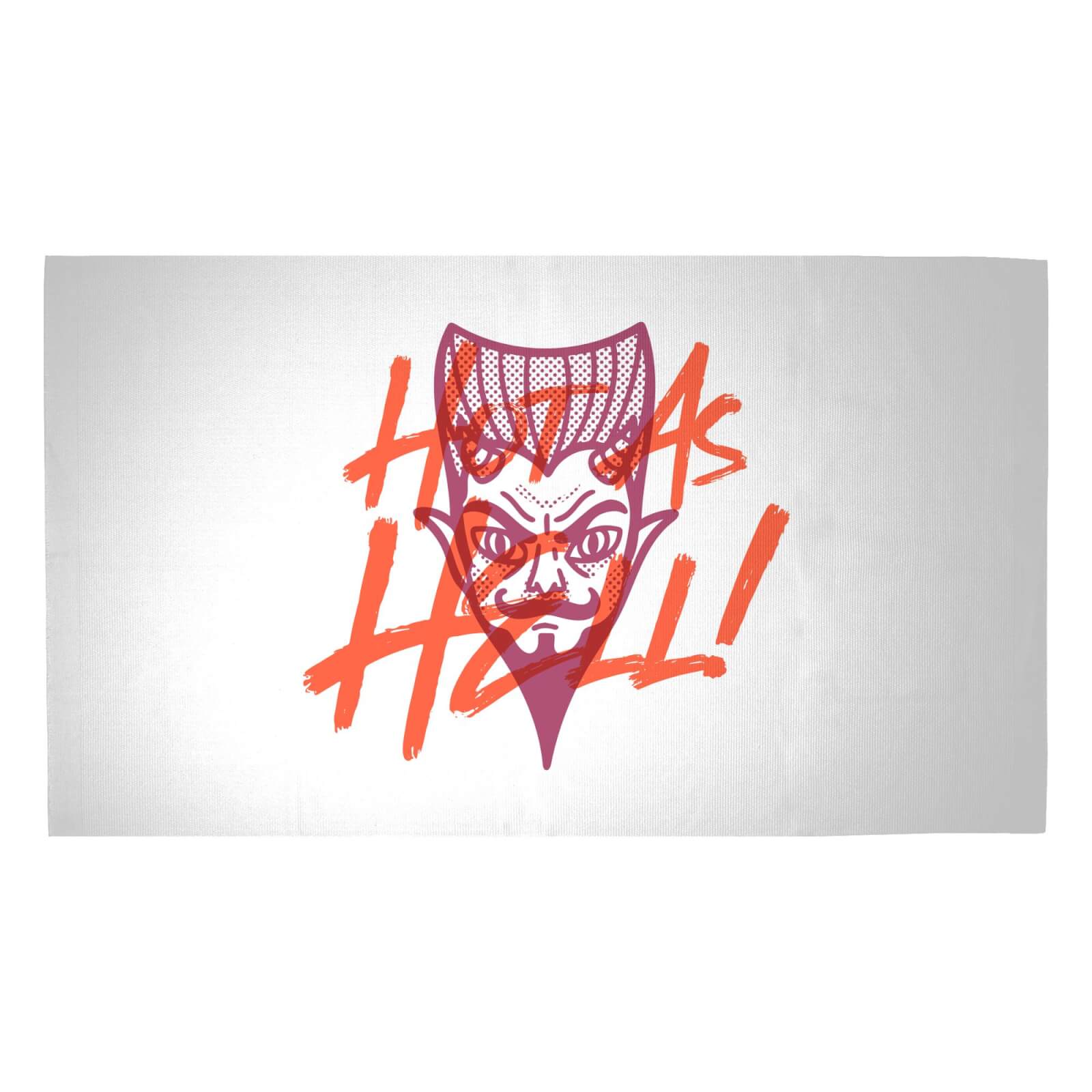 Hot As Hell Woven Rug - Medium