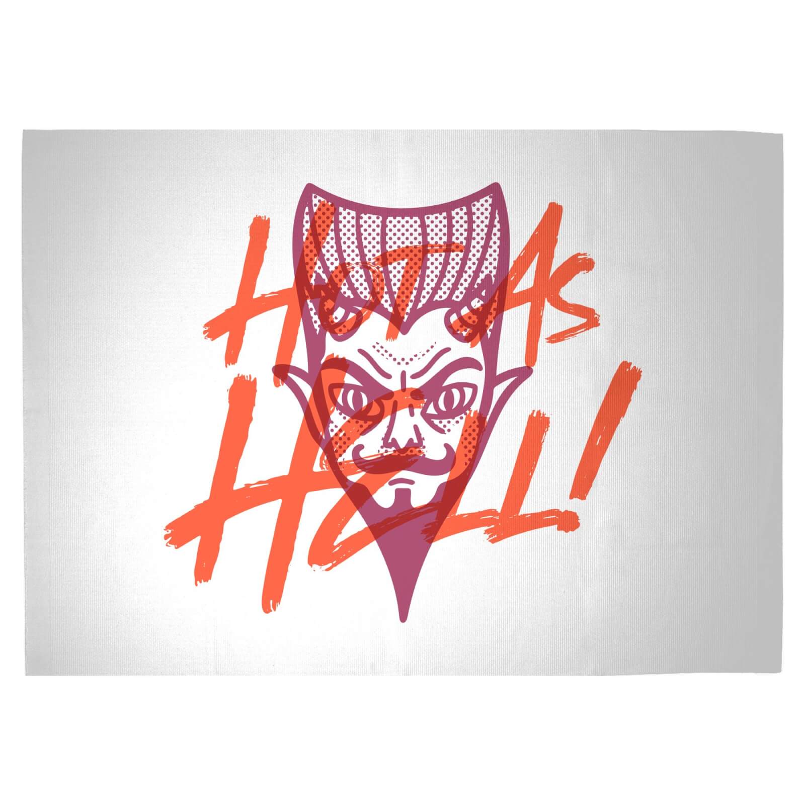 Hot As Hell Woven Rug - Large