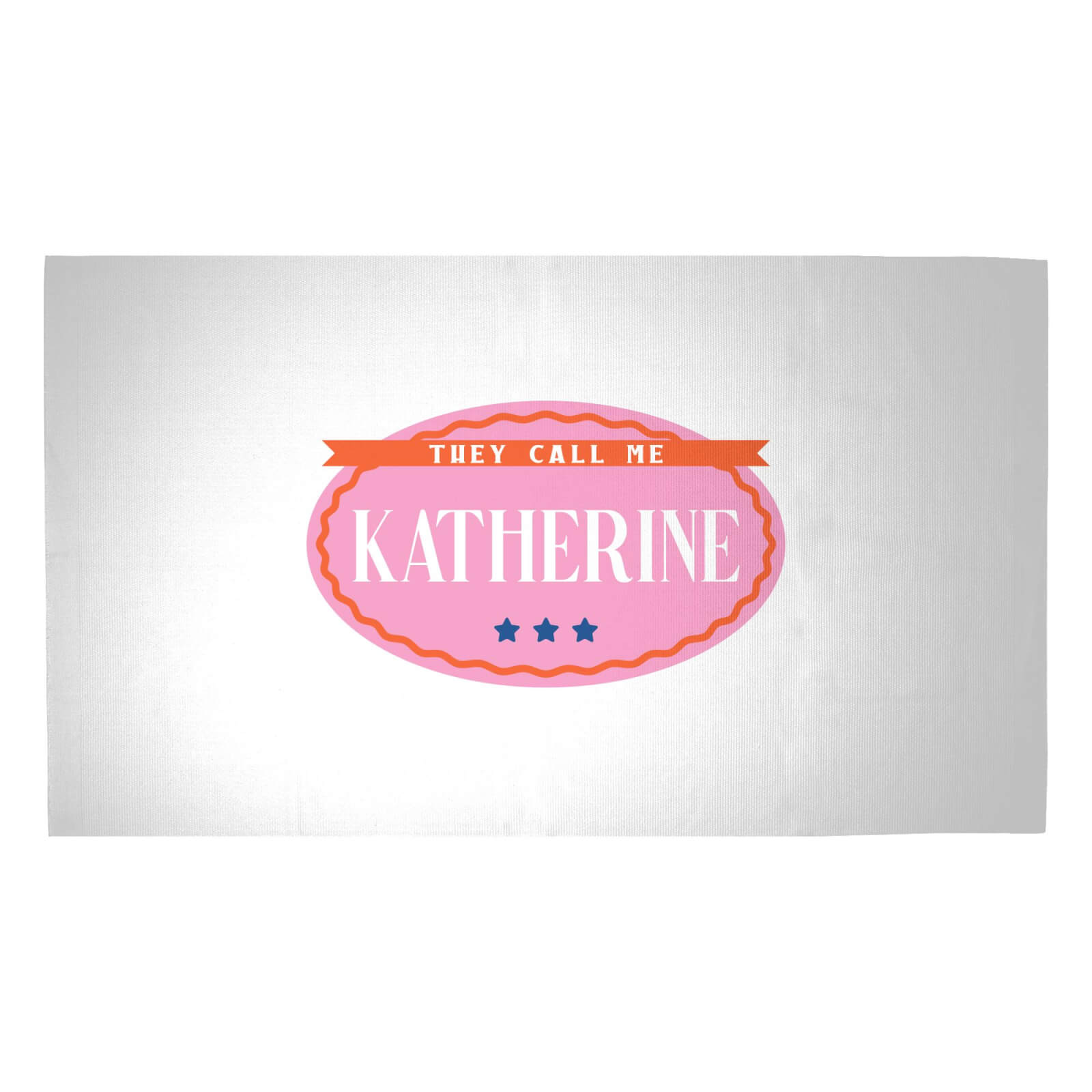 They Call Me Katherine Woven Rug - Medium