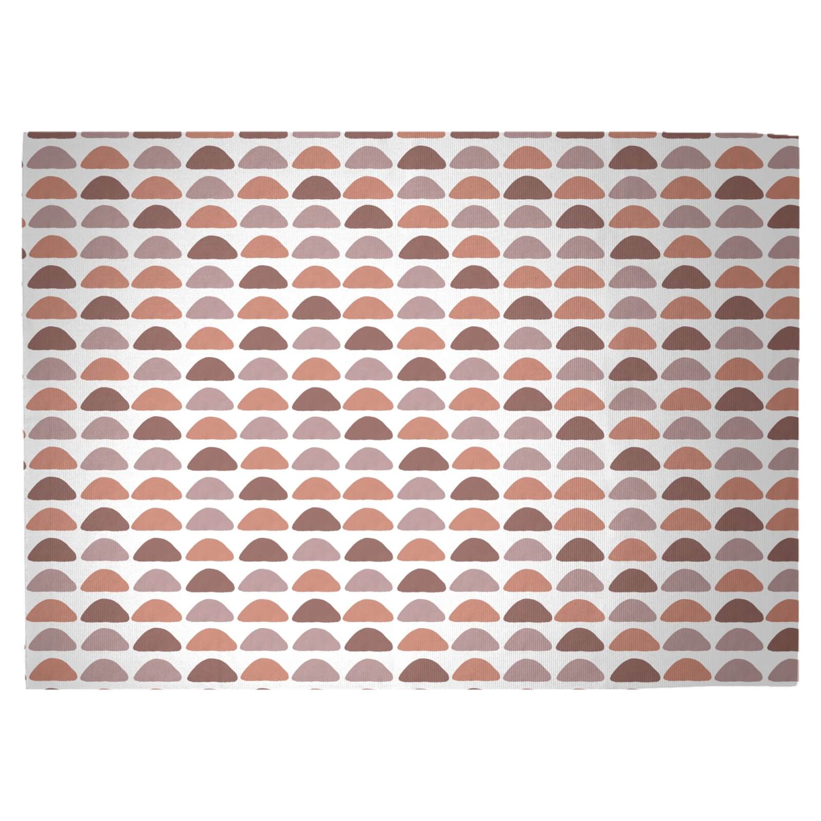 Semi Circles Woven Rug - Large