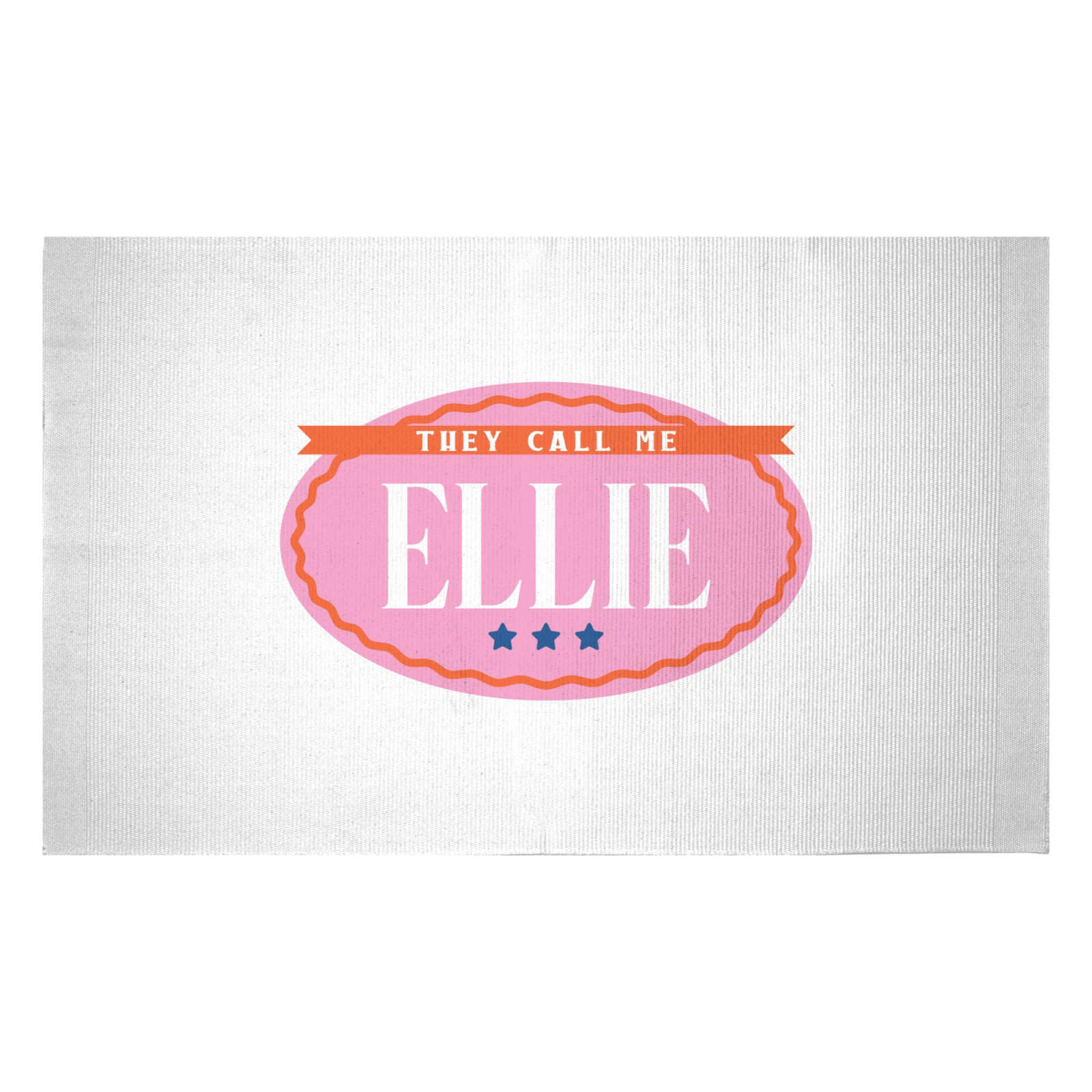 They Call Me Ellie Woven Rug - Small