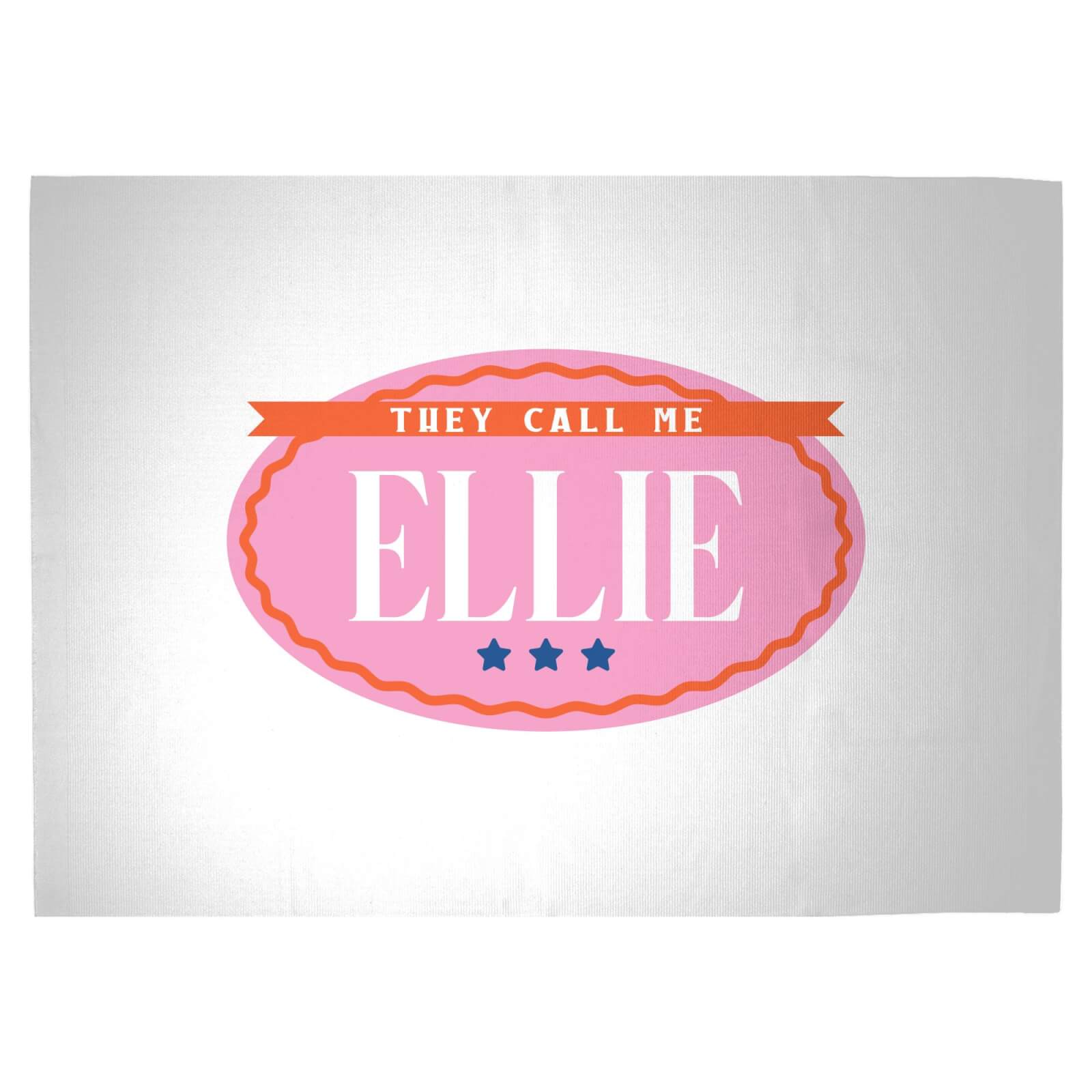 They Call Me Ellie Woven Rug - Large