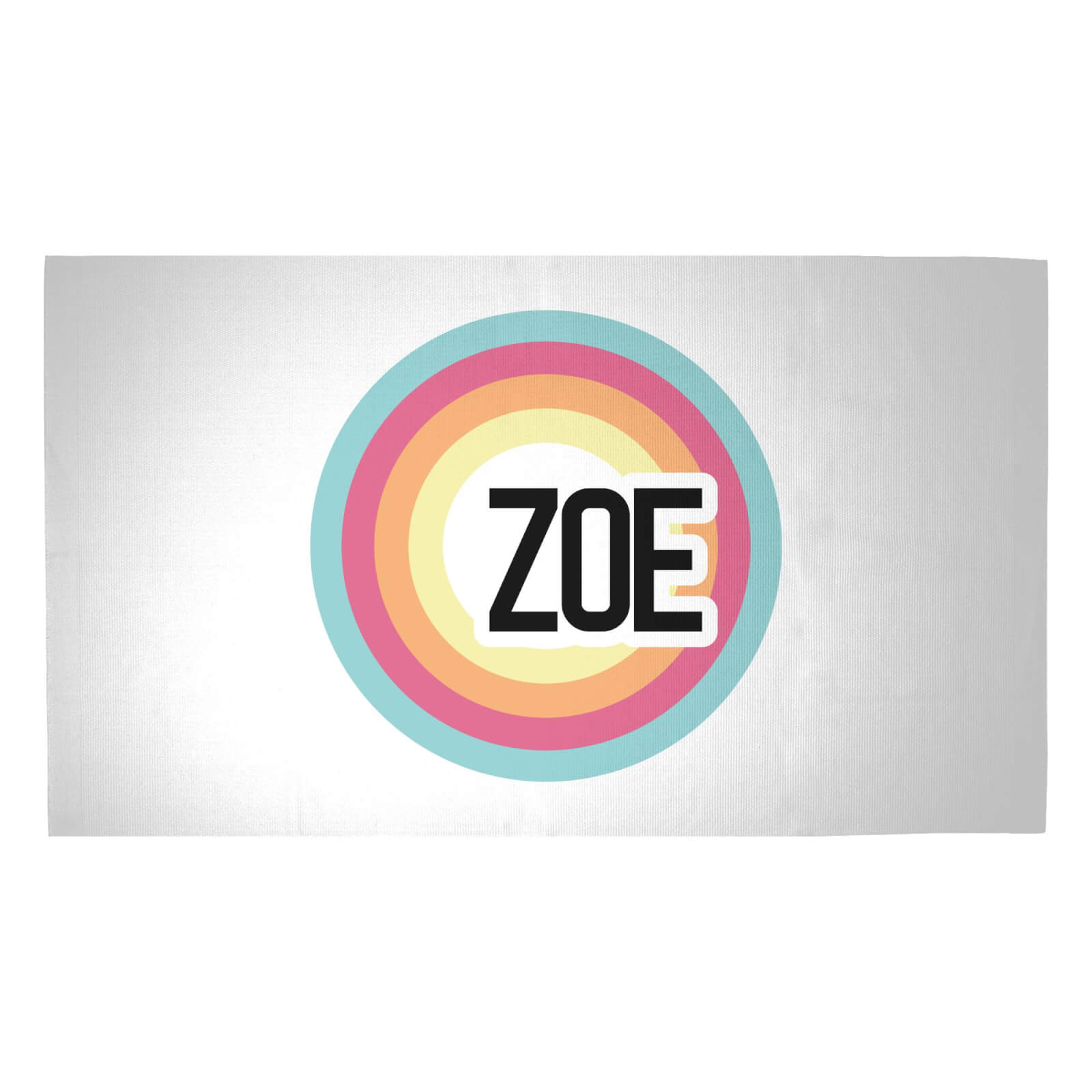 Zoe Rainbow Woven Rug - Medium