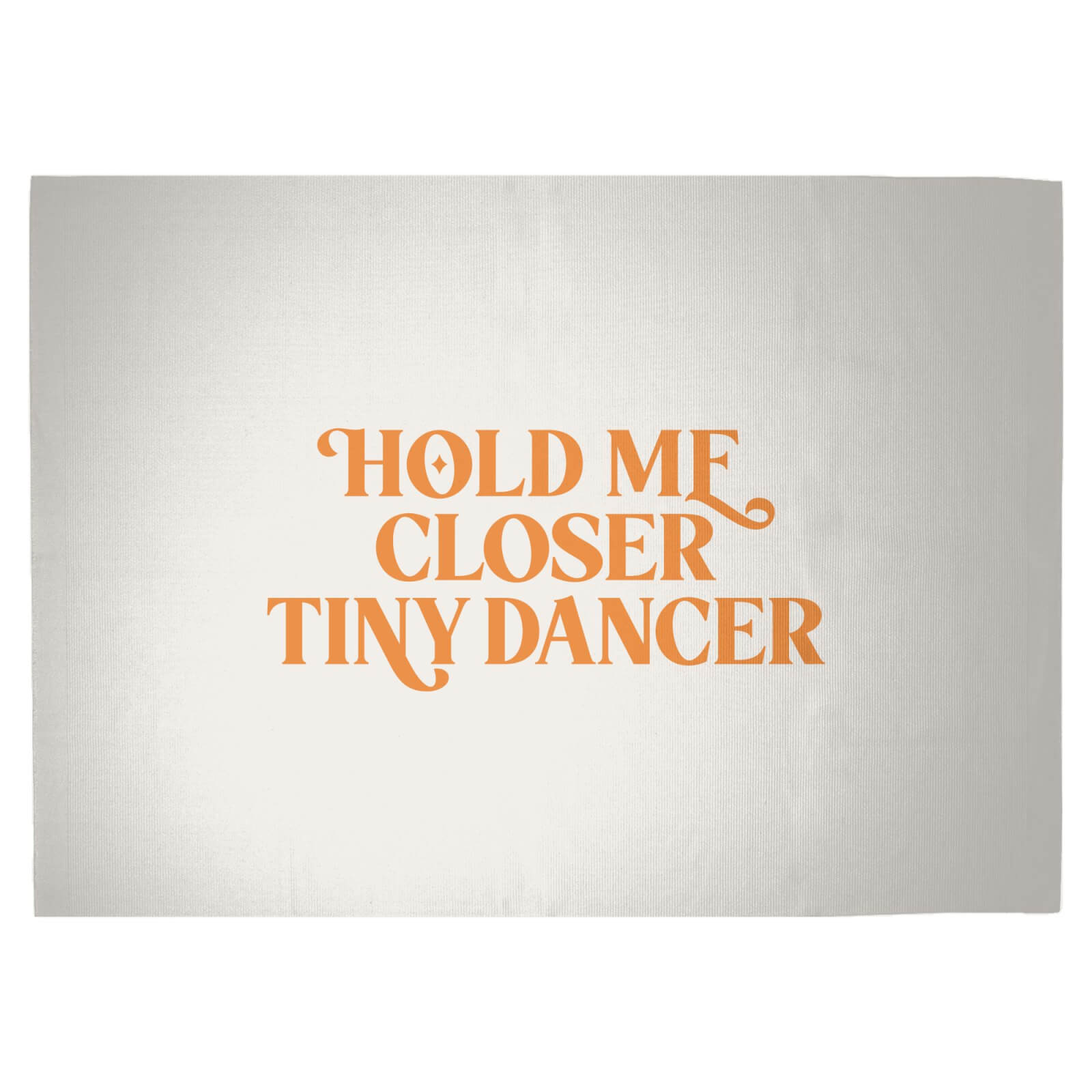 Hold Me Closer Tiny Dancer Woven Rug - Large