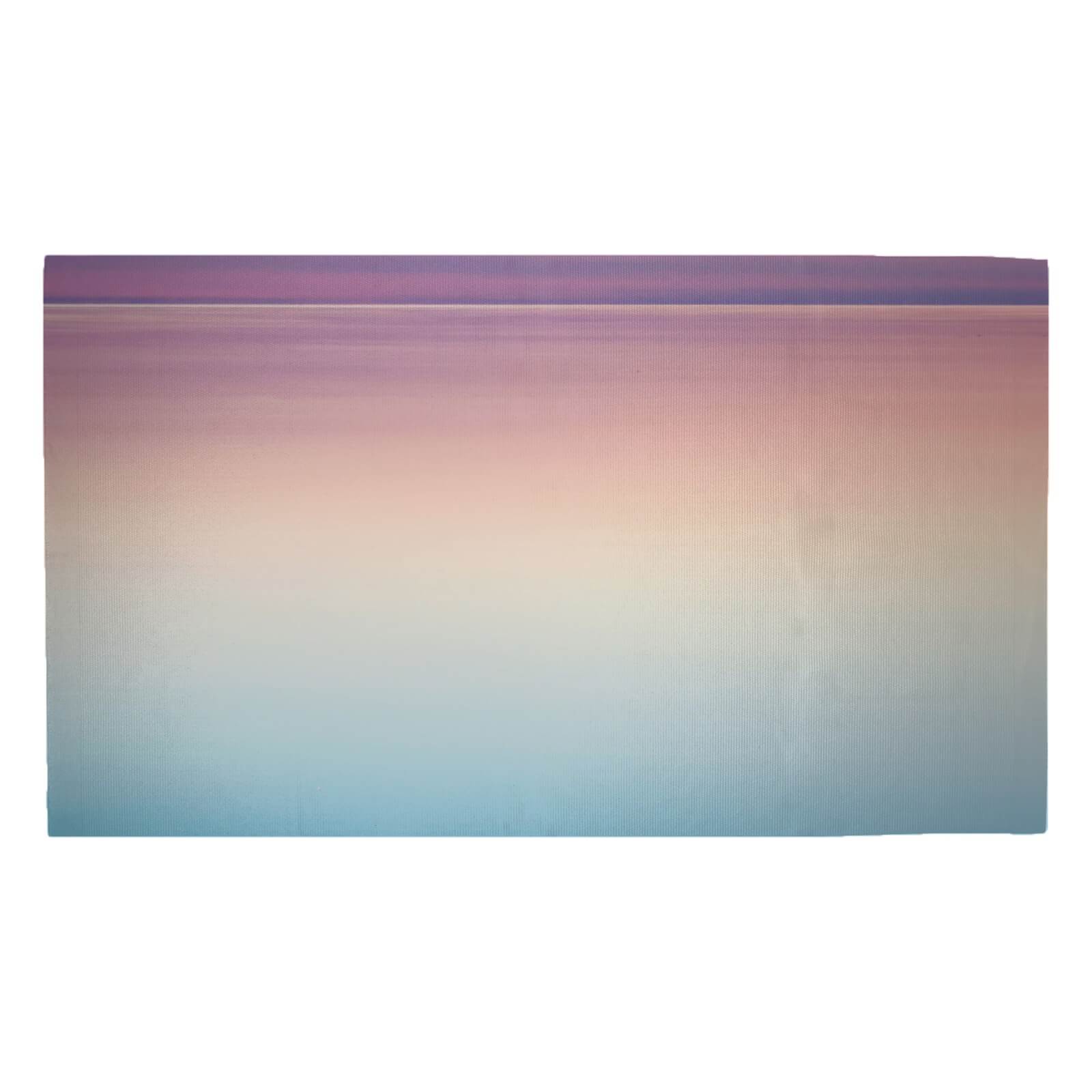 Sunset Blue And Pink Woven Rug - Medium