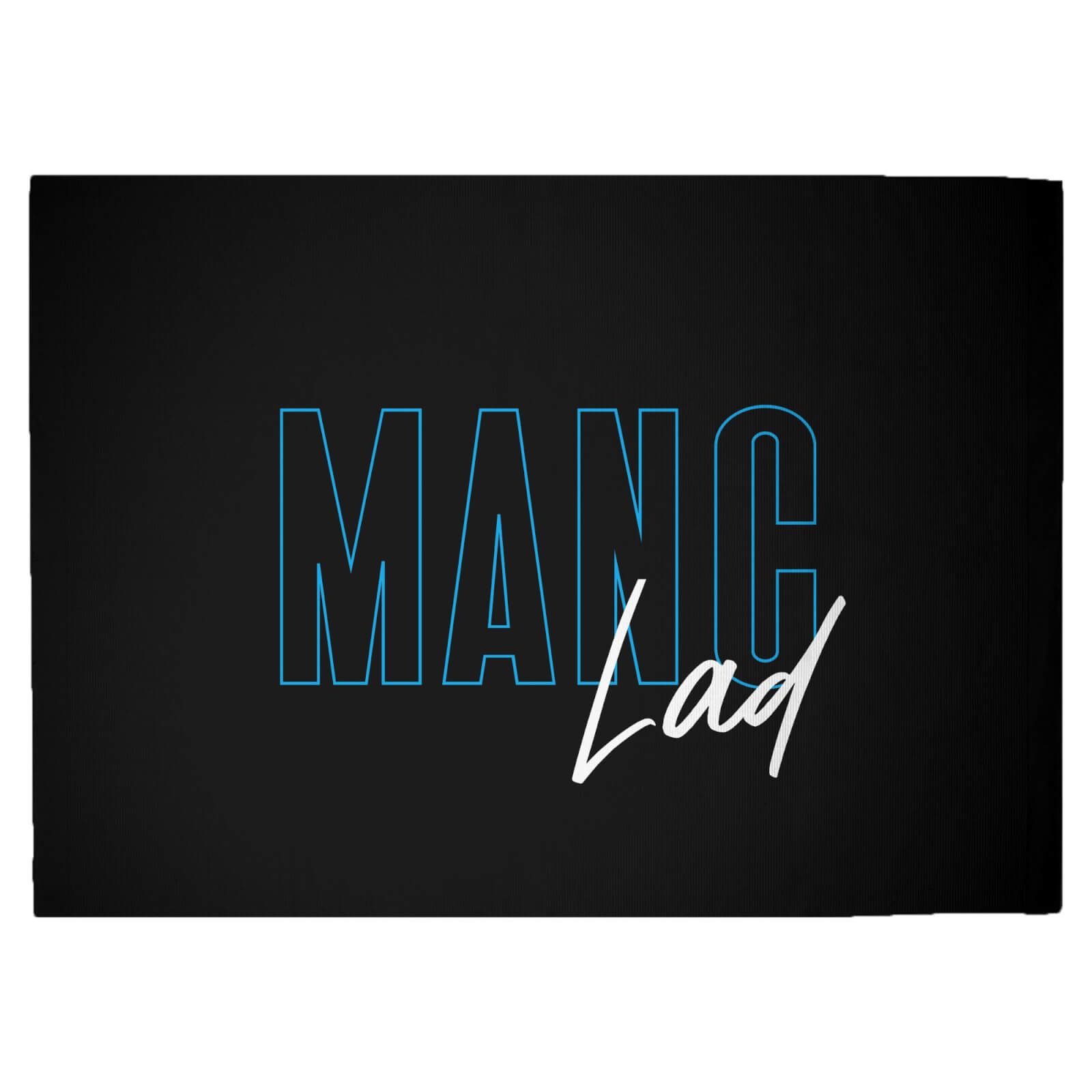 Manc Lad Woven Rug - Large